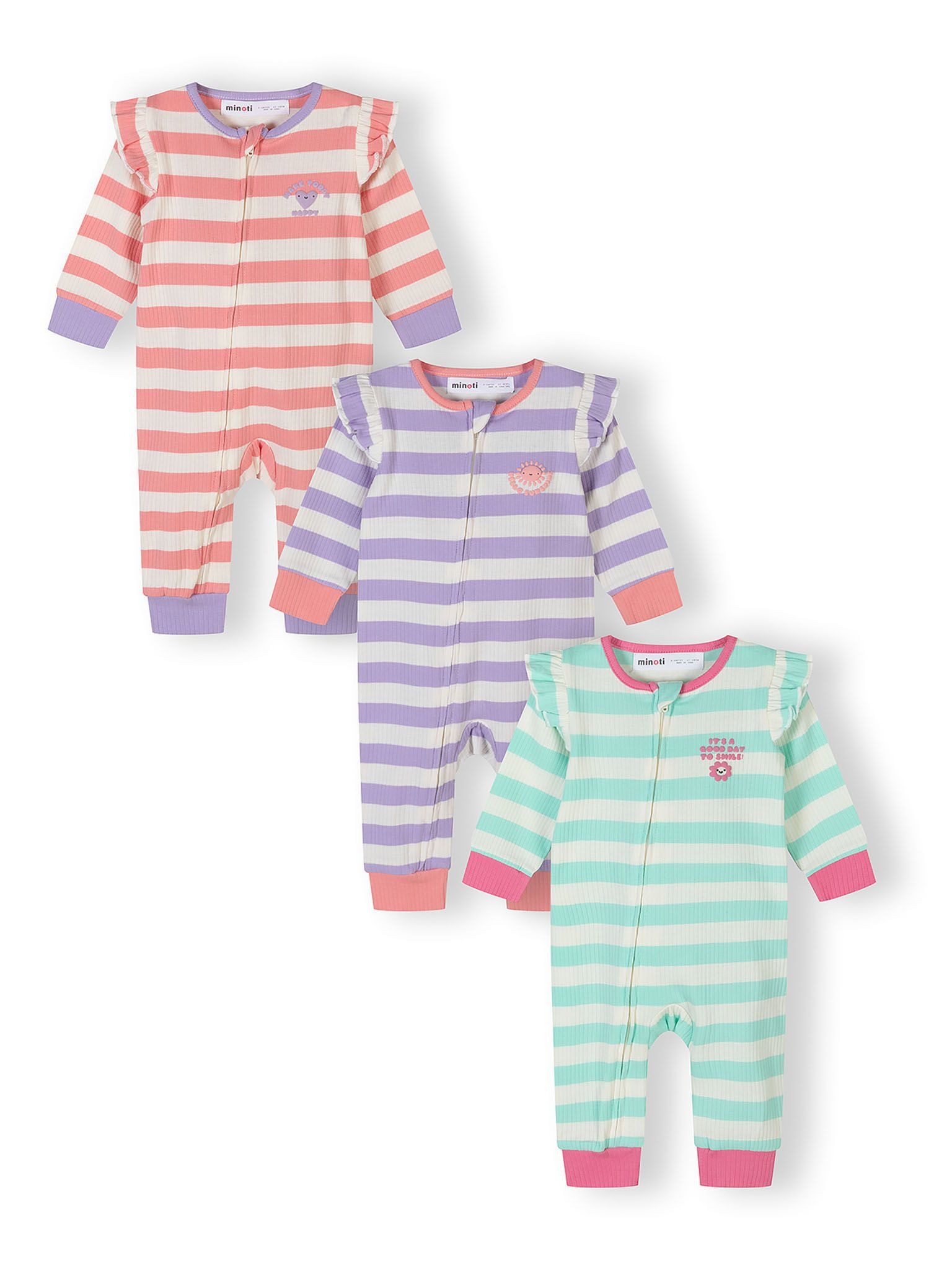 MINOTI Strampler (3-er Pack)