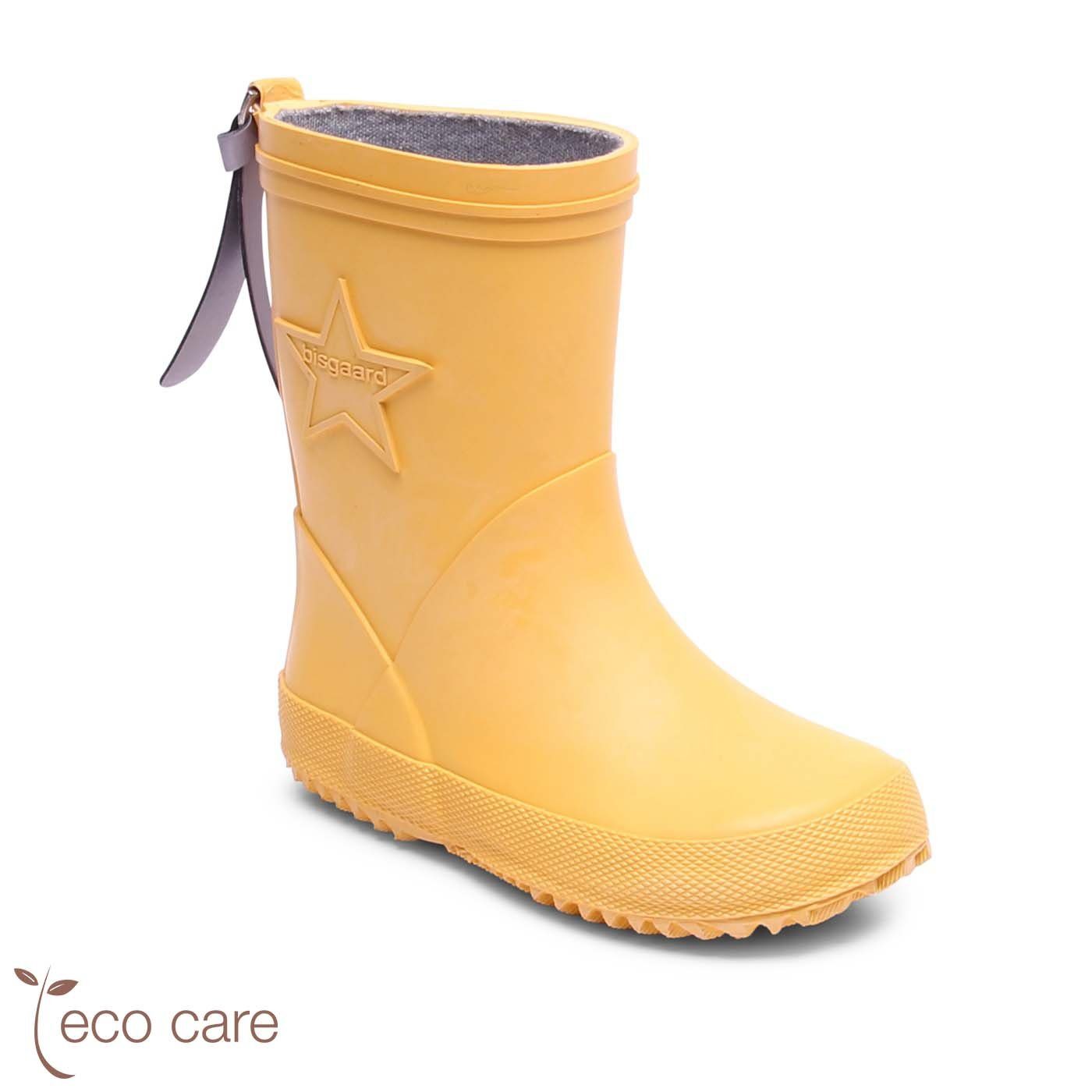 Bisgaard Kid's Star Rubber Rubberlaarzen geel