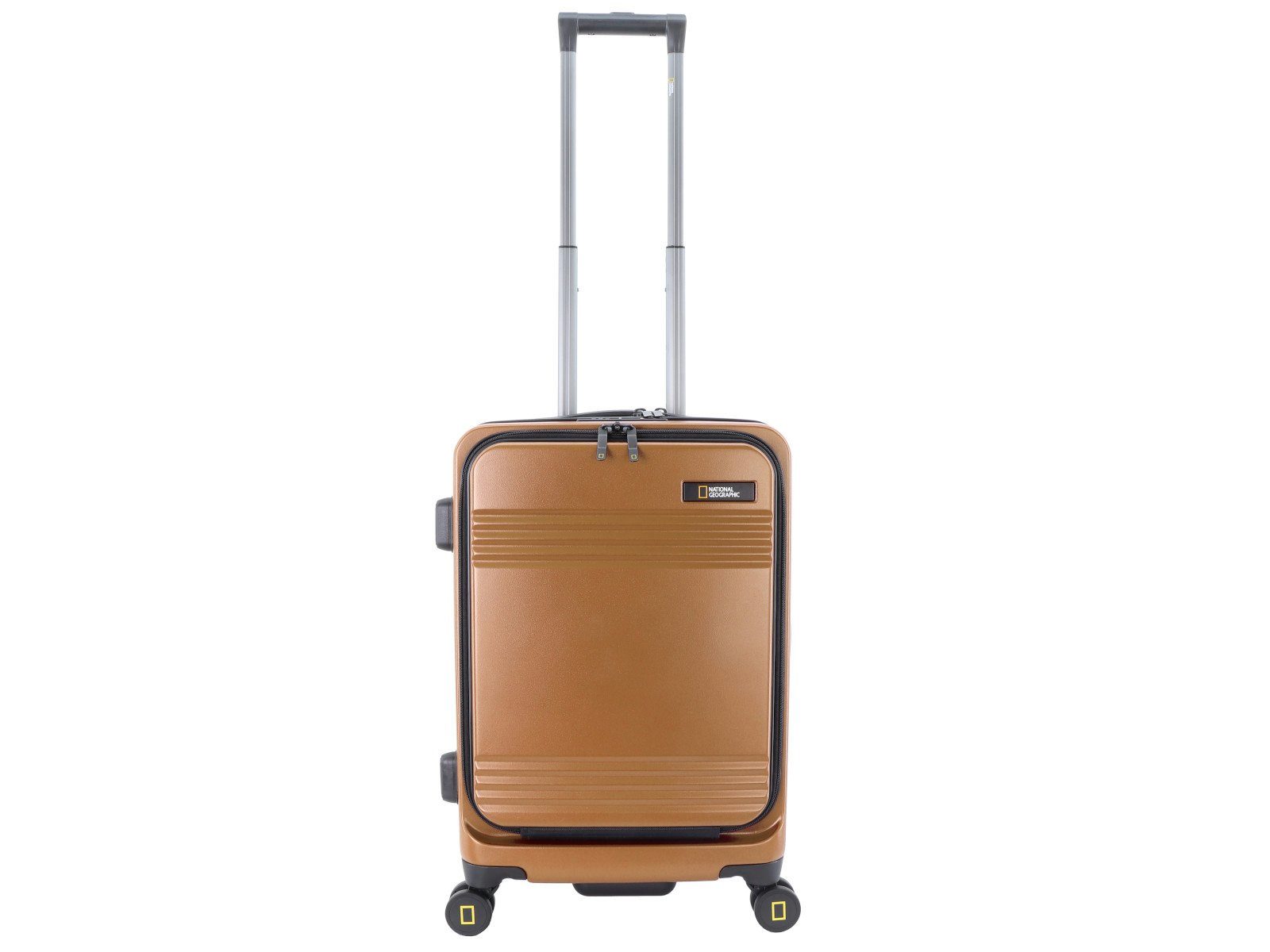 NATIONAL GEOGRAPHIC Hartschalen-Trolley NG Lodge S Frontpack 4 Rollen TSA 49 cm, 4 Rollen, TSA-Zahlenschloss