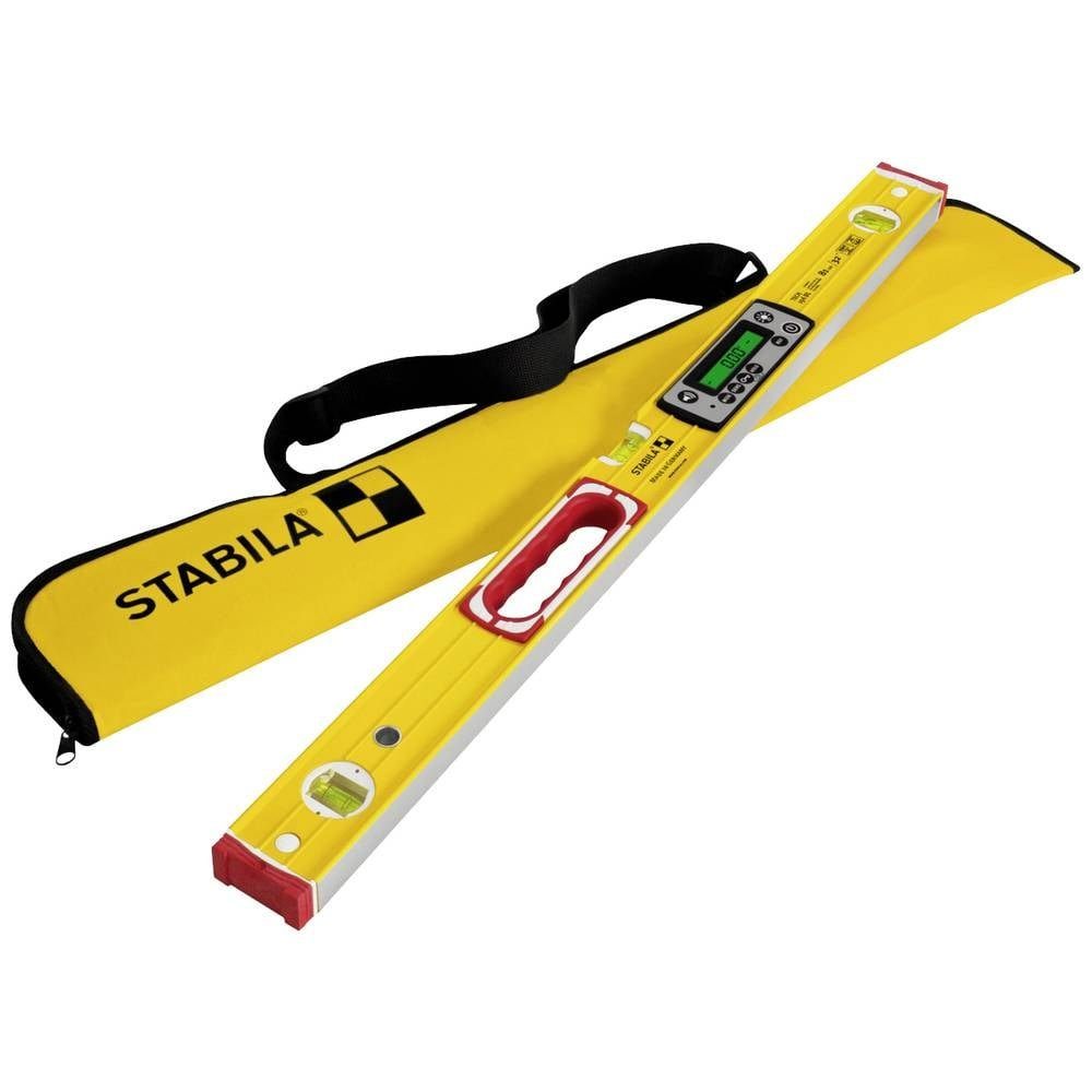 Stabila Wasserwaage Digitale Wasserwaage81 cm, wasser- und staubdicht nach IP 67 19828, mit Rutschstopper, inkl. Tasche