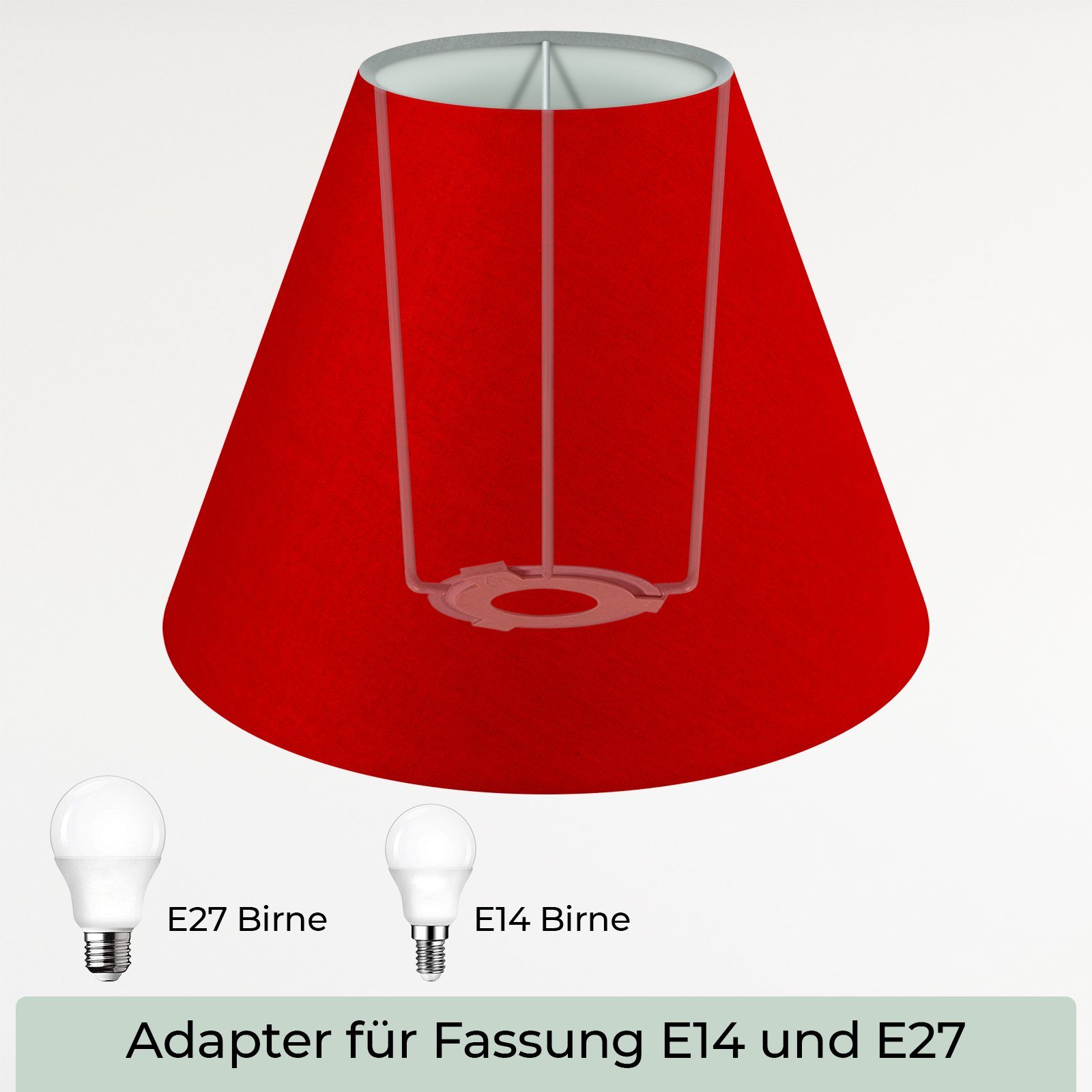 Wogati Lampenschirm Wogati Premium Stehlampe Lampenschirm Konisch – Bild 5 von 5