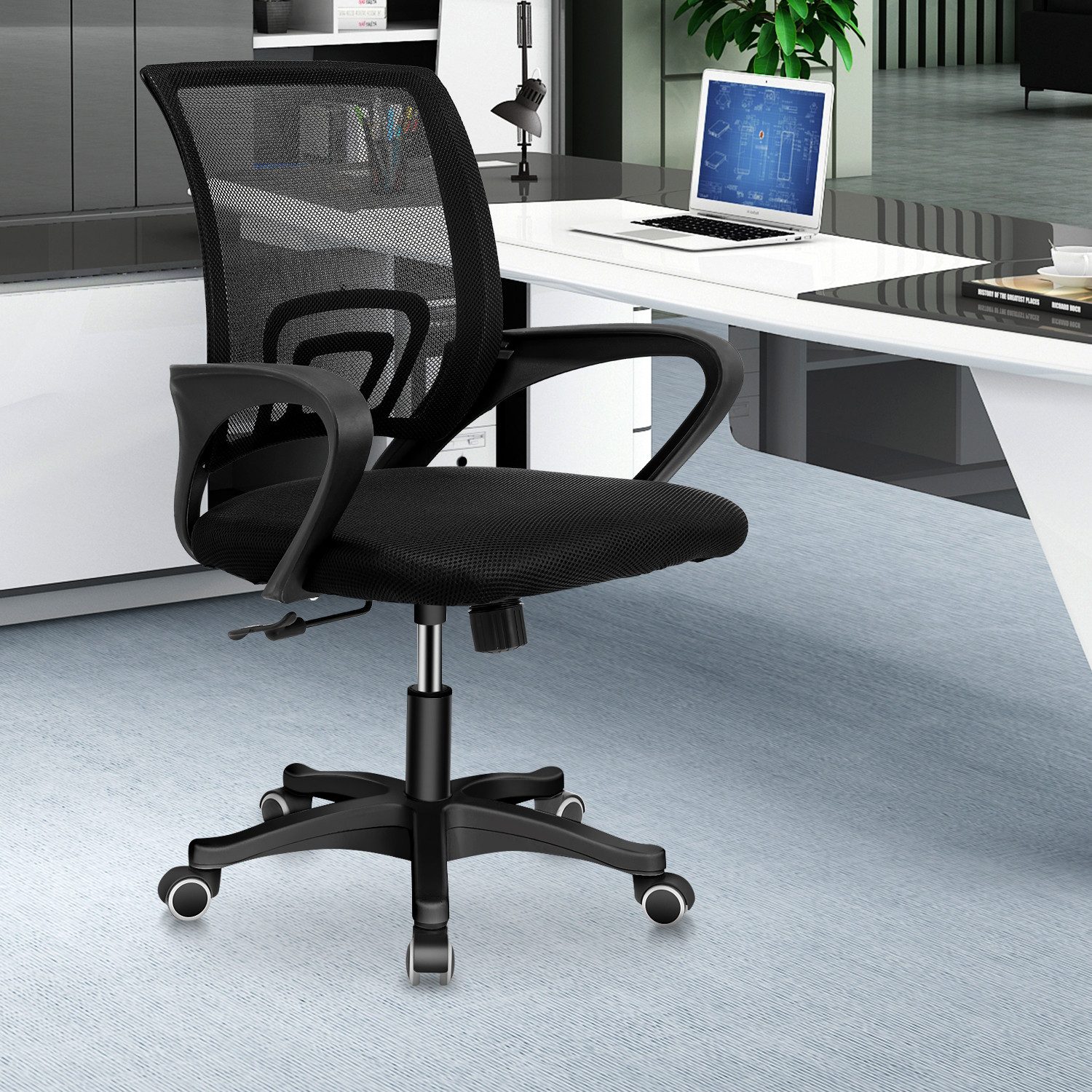 LETGOSPT Bürostuhl Ergonomischer Schreibtischstuhl mit Armlehnen, günstig online kaufen