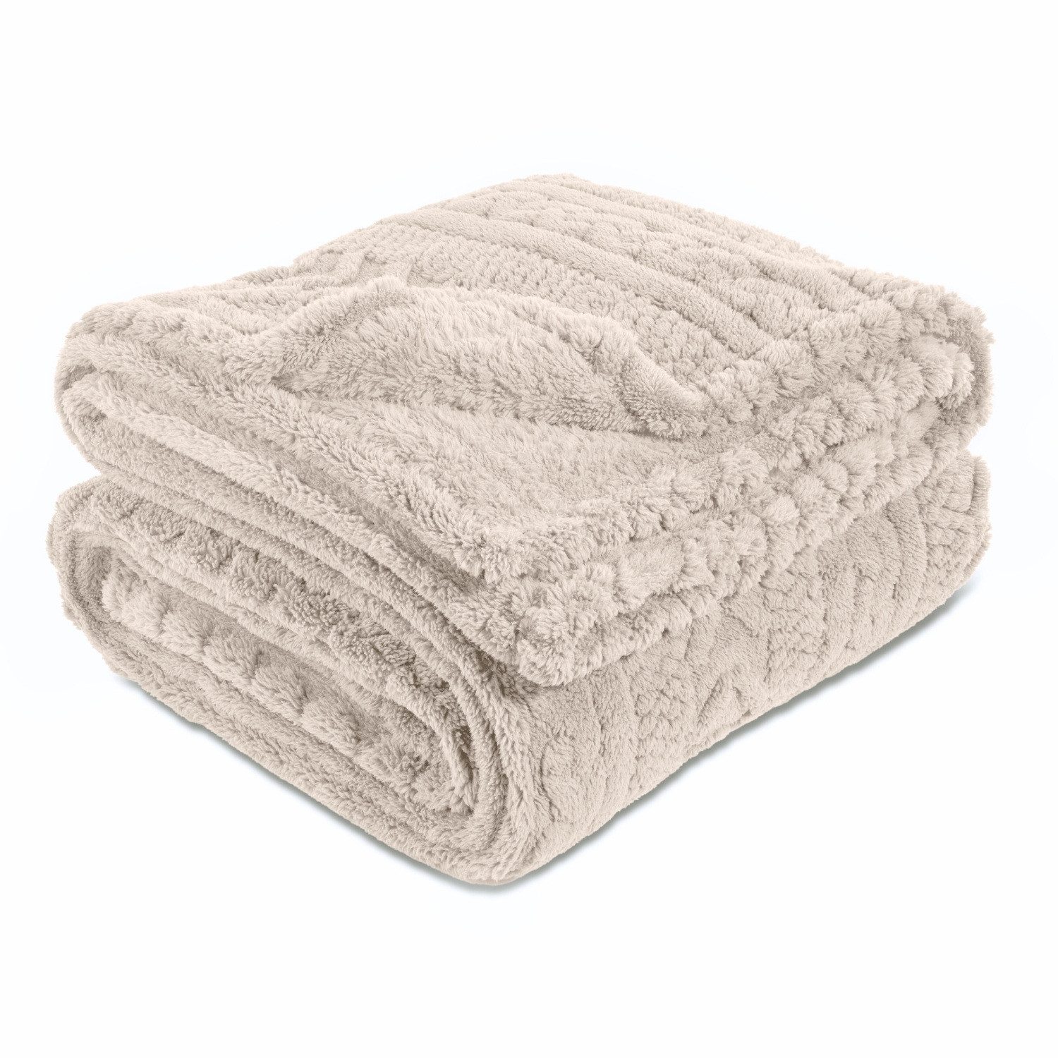 Wohndecke Meran, REALLaxx, 150 x 200 cm, Kuscheldecke Sofaüberwurf in Stric günstig online kaufen