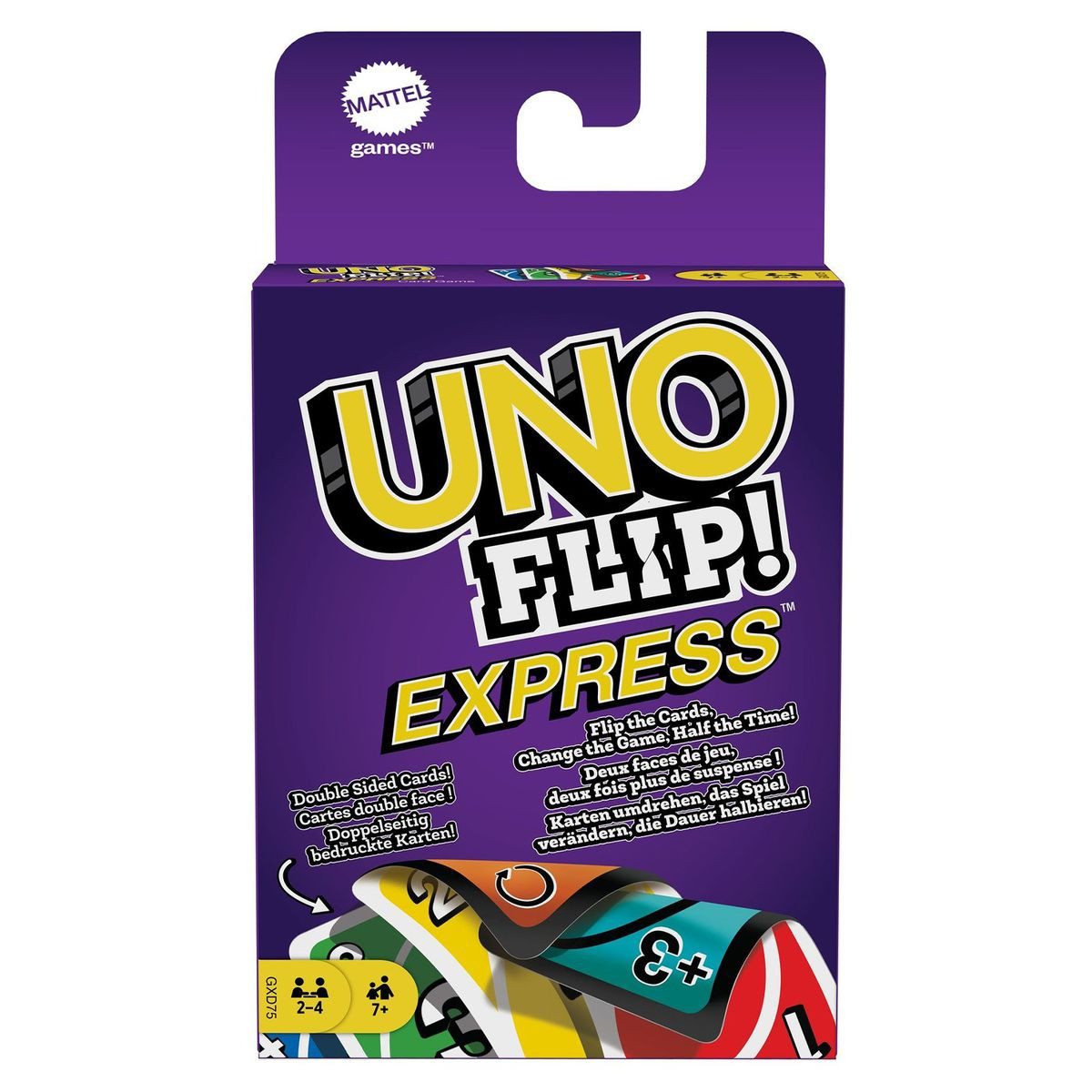 Mattel® Spiel, Mattel GXD75 - Mattel Games - UNO Flip! Express - Kartenspiel