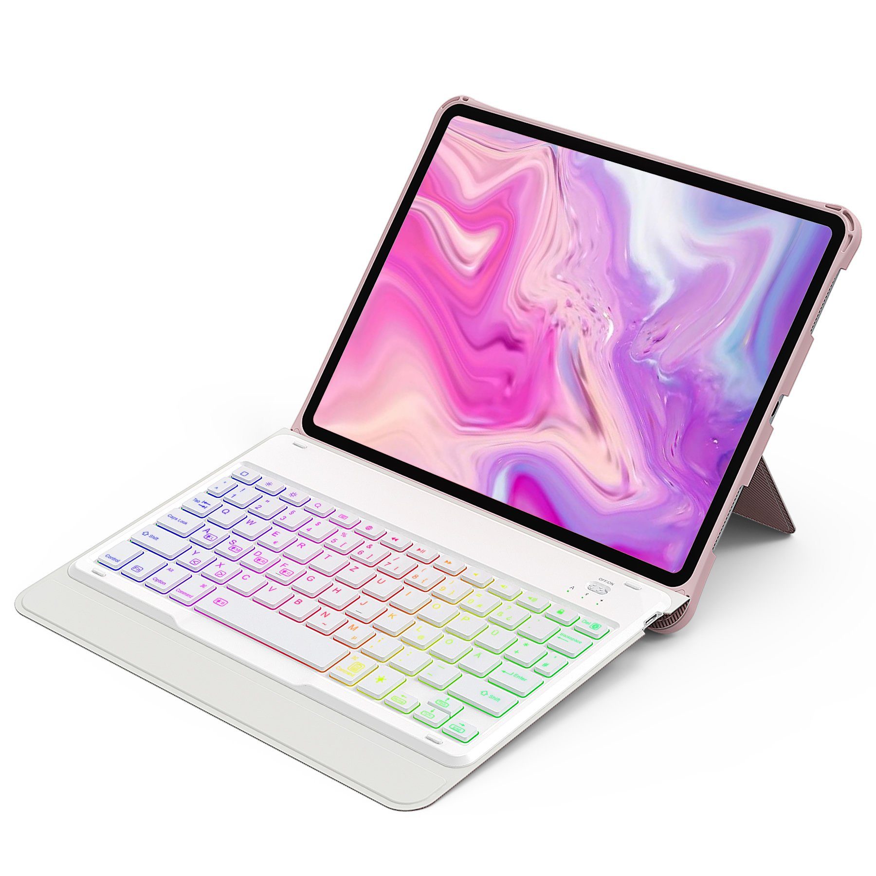 Inateck »Tastatur Hülle für iPad Pro 11 Zoll 2021/2020/2018(1&2&3  Generation), abnehmbare Tastatur mit DIY Hintergrundbeleuchtung, QWERTZ«  iPad-Tastatur online kaufen | OTTO