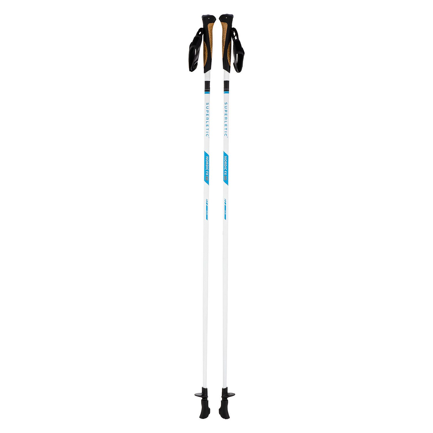 KLARFIT Trekking-Stöcke Muxia FX Essential Nordic Walking Stöcke (2 St), Wanderstöcke Nordic Walking Stöcke Walkingstöcke Wanderstock Set
