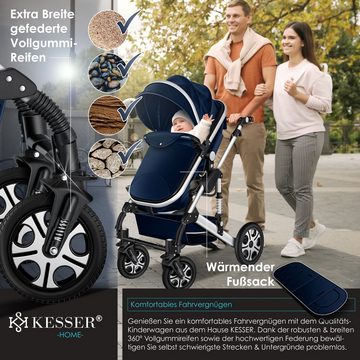 KESSER Kombi-Kinderwagen, Loops Kinderwagen Kombikinderwagen Komplettset