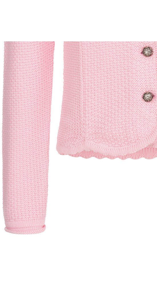 Nübler Trachtenstrickjacke Kinderstrickjacke Yvonne in Rosa von Nübler, Trachtenmode – Bild 5 von 5
