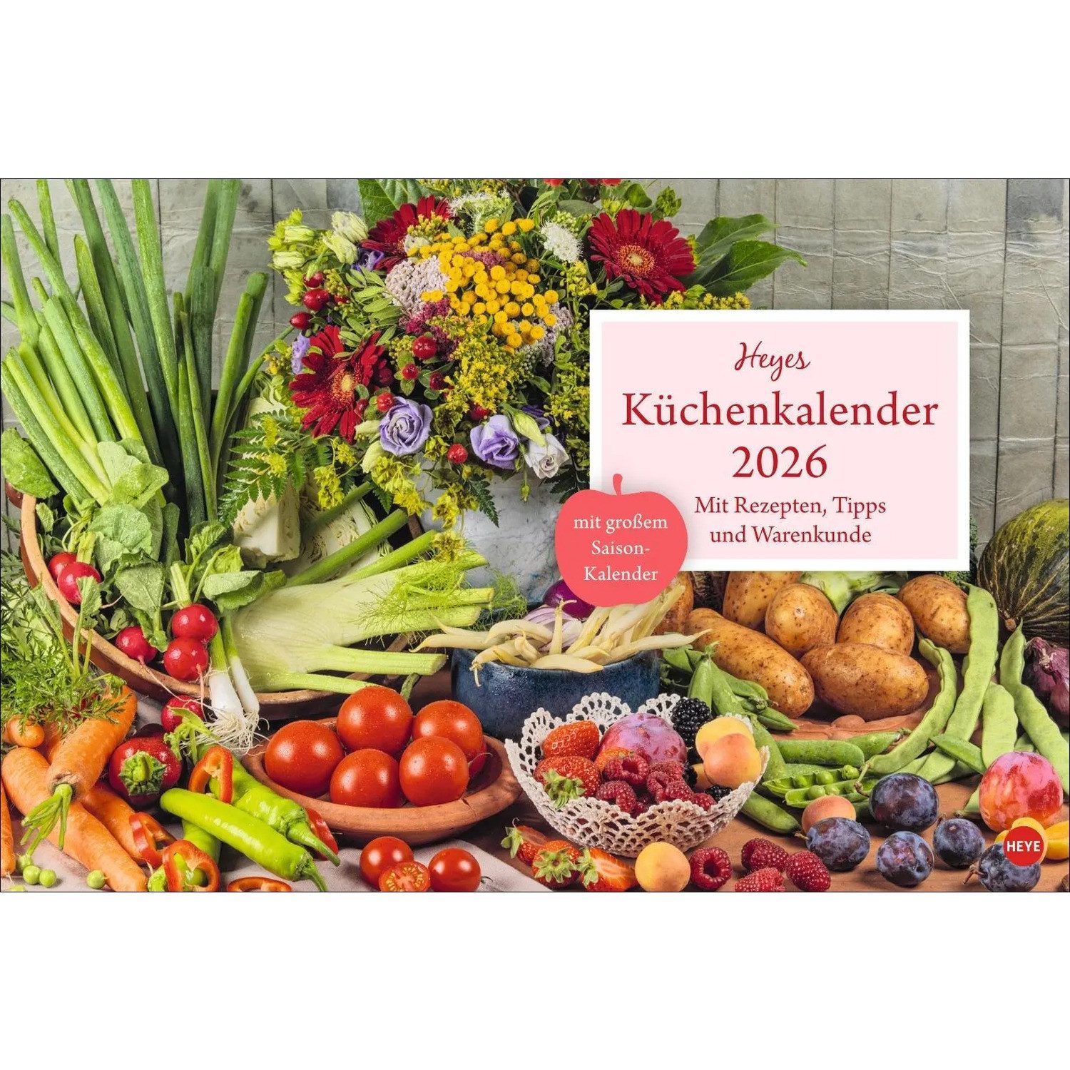 HEYE Wandkalender Küchenkalender Broschur XL 2026