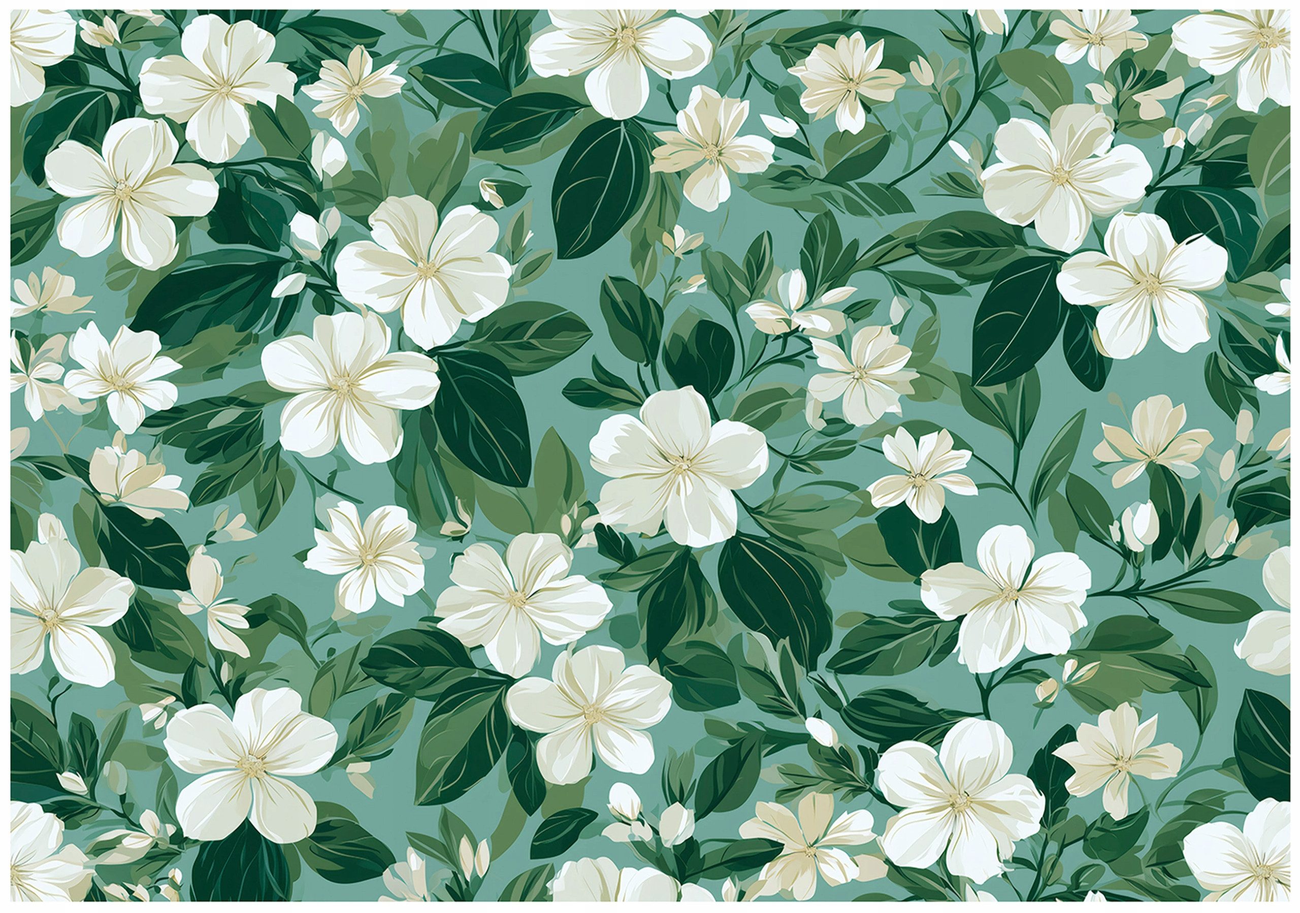 Wallarena Fototapete Blumen Vlies strapazierfähig Schlafzimmer Wohnzimmer 250x175 cm, glatt, 150 x 105 cm
