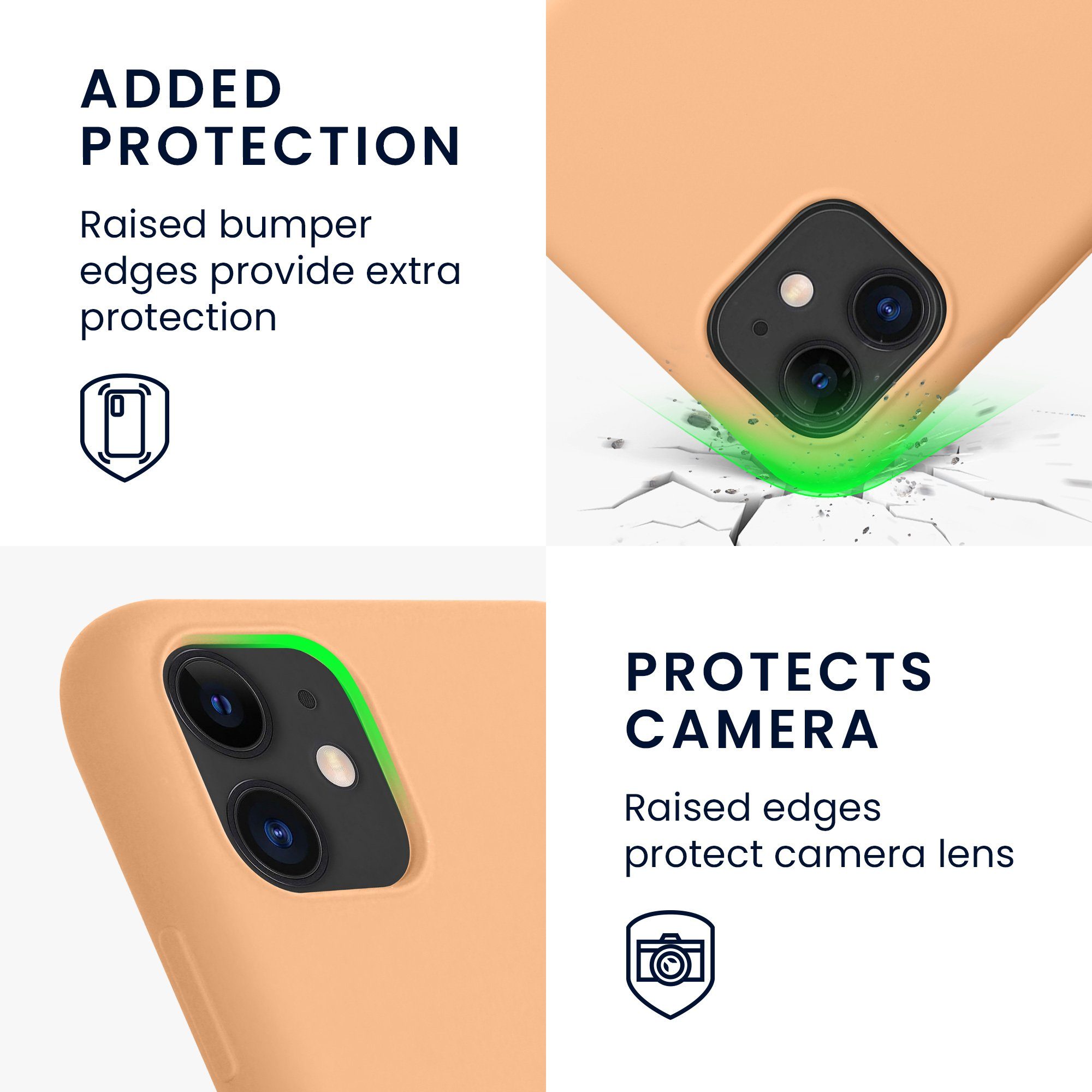 kwmobile Handyhülle Slim Case für Apple iPhone 11, Hülle Silikon Handy - Handyhülle gummiert