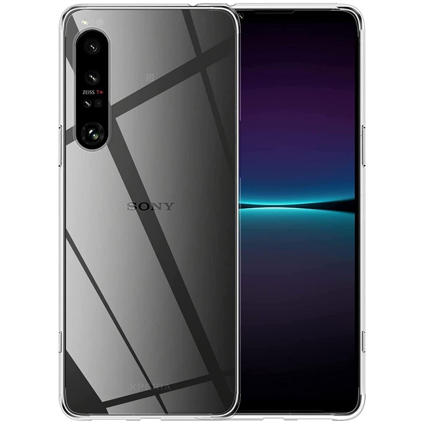 CoolGadget Handyhülle Transparent Ultra Slim Case für Sony Xperia 1 IV 6,5 Zoll, Silikon Hülle Dünne Schutzhülle für Xperia 1 IV Hülle