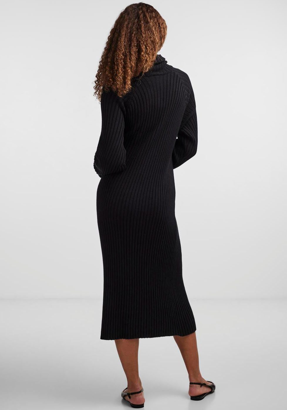 Y.A.S Strickkleid YASMAVI KNIT MIDI ROLLNECK DRESS günstig online kaufen