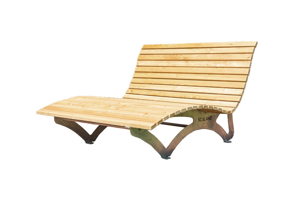 Scalant Gartenliege Waldsofa Classic, Latten aus Lärche