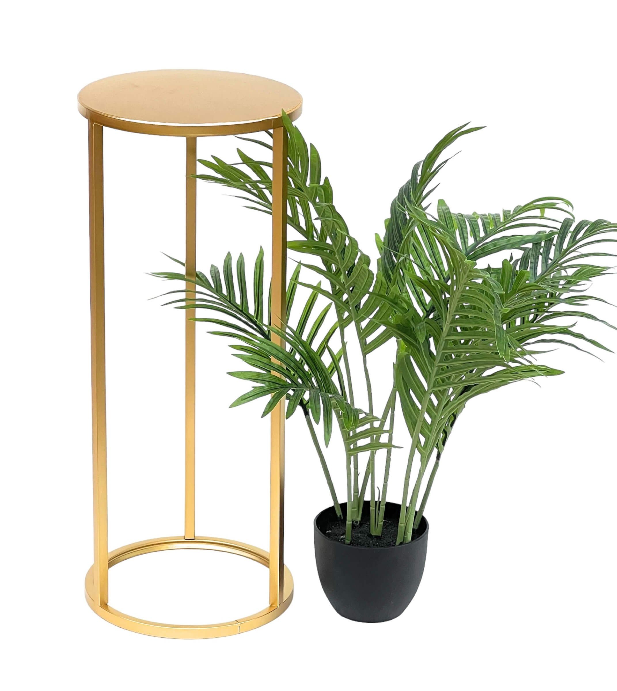 DanDiBo Blumenhocker Metall Gold Rund 50-70 cm Blumenständer 96510 günstig online kaufen