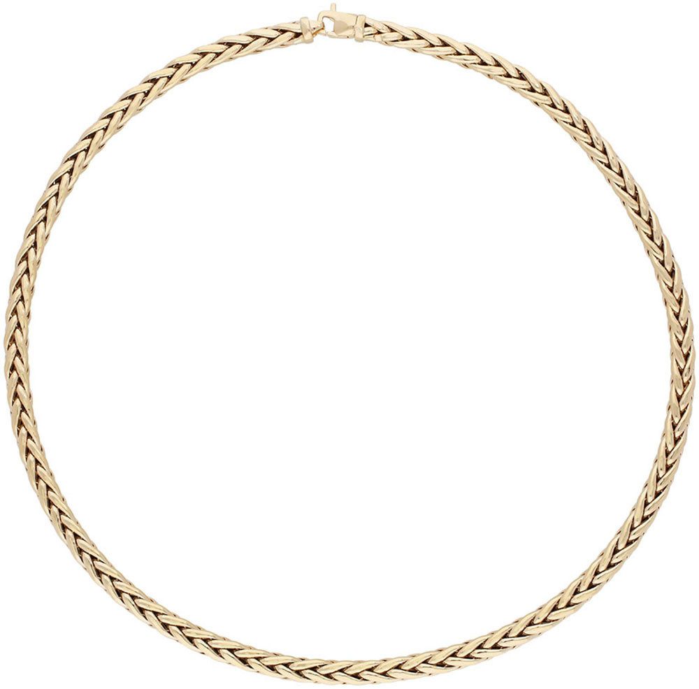 Firetti Goldkette Schmuck Geschenk Gold 585 Halsschmuck Halskette Zopfkette 5,5 mm breit