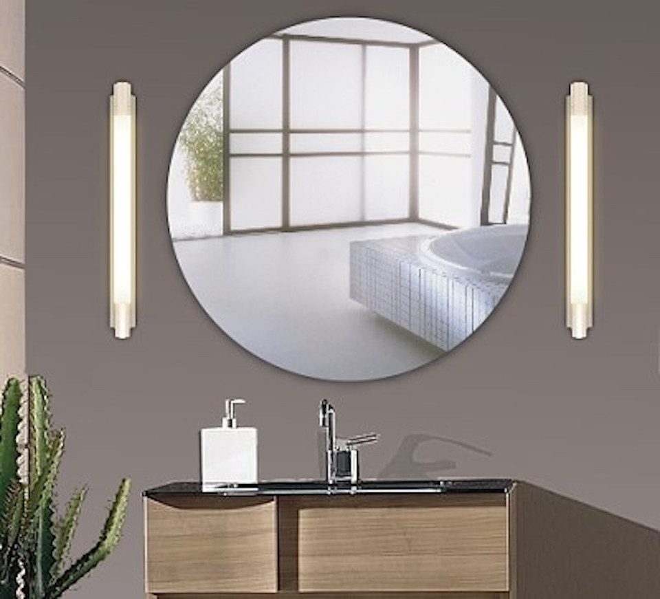 MySpiegel.de Wandspiegel Rahmenloser Spiegel - Klar - Rund mit polierter Ka günstig online kaufen