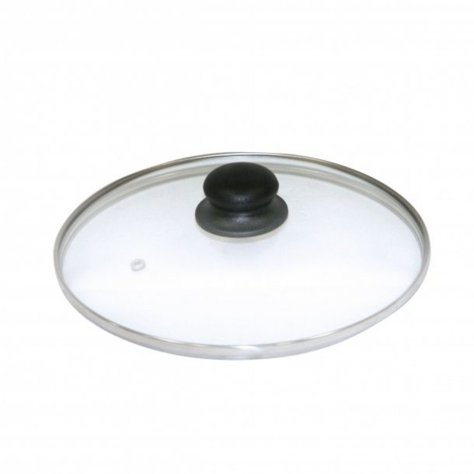 axentia Topfdeckel Glasdeckel, mit Edelstahlrand, Ø 24 cm 222223, (1-tlg)