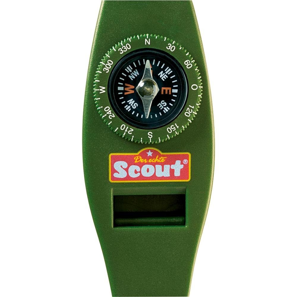 Happy People Signalpfeife 19358 - Scout, mit Kompass, Thermometer und Lupe