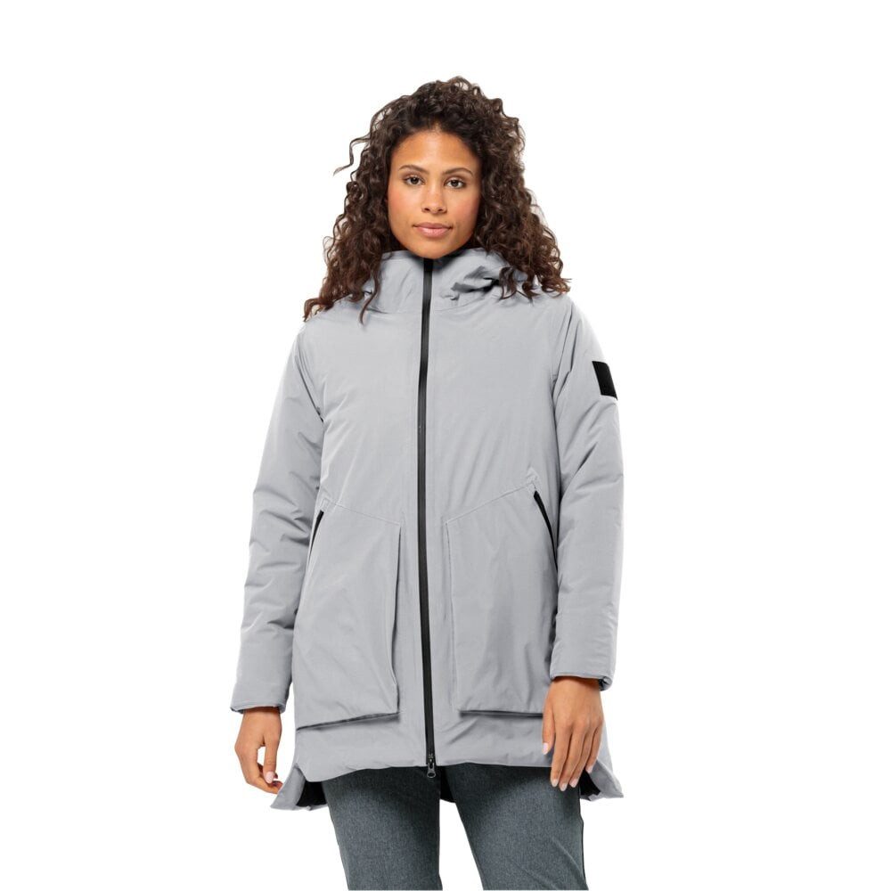 Winterjacke Luisenplatz (wasserdicht, winddicht, atmungsaktiv) hellgrau Damen