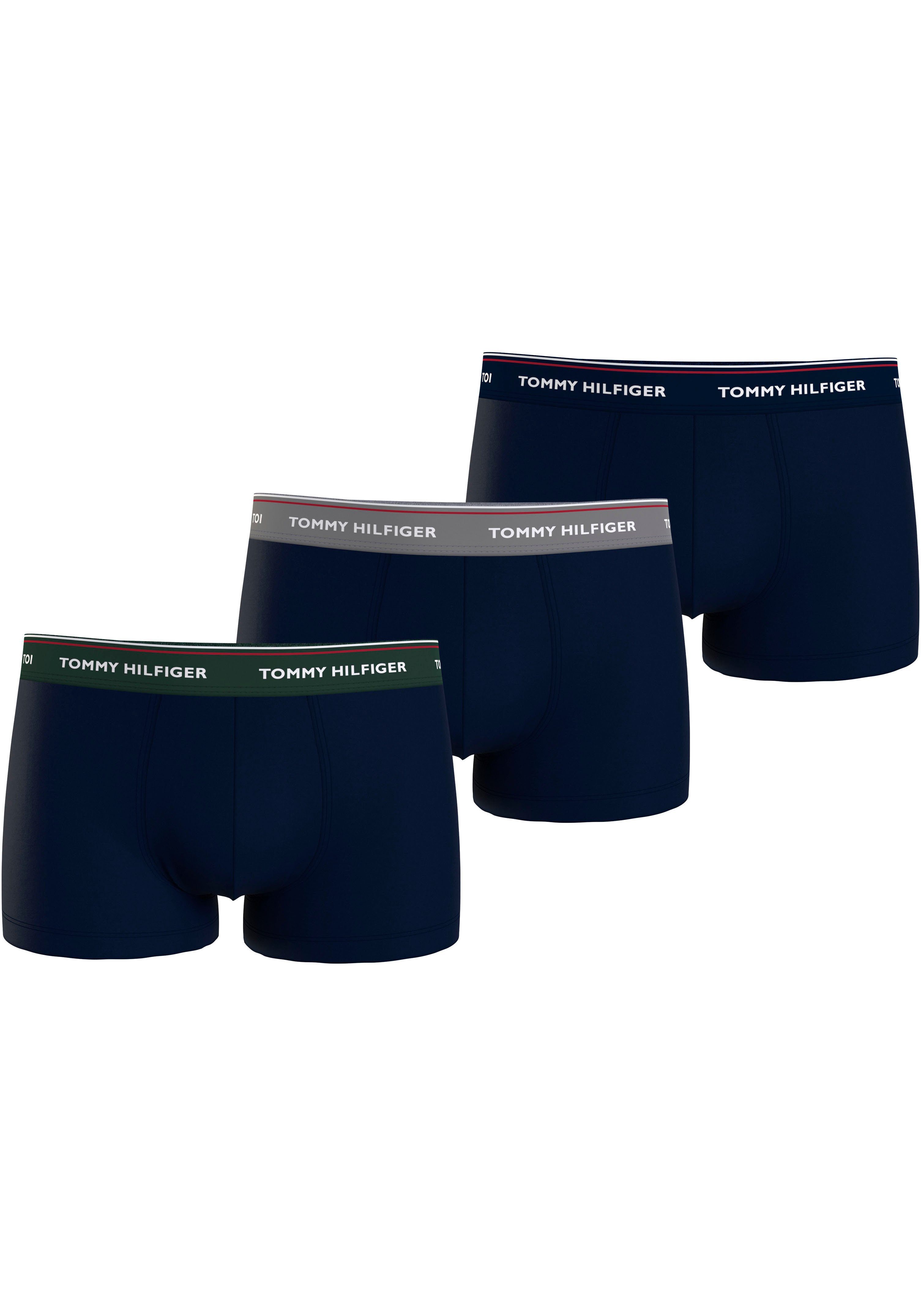 Tommy Hilfiger Underwear Trunk 3P WB TRUNK (Packung, 3-St., 3er-Pack) mit Logo-Elastikbund