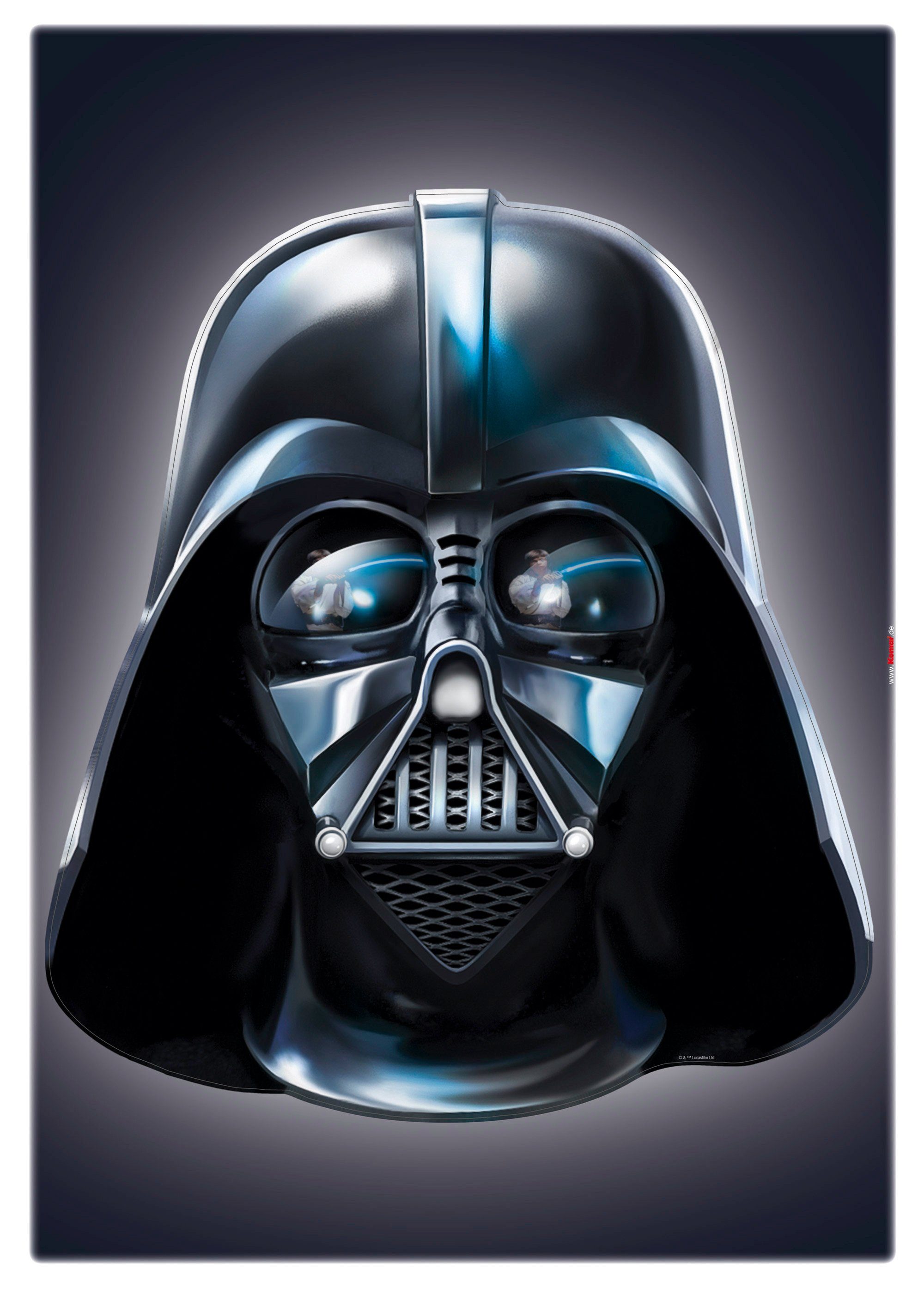 Komar Wandtattoo Star Wars Darth Vader - Размер 50 x 70 cm (1 St), selbstklebend, Wandsticker, Kinderzimmer