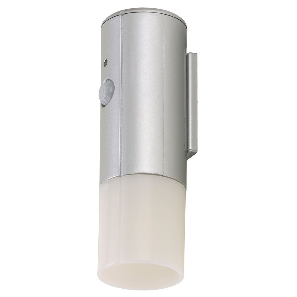Briloner Leuchten LED Wandleuchte, LED-Leuchtmittel fest verbaut, Tageslichtweiß, Nachtlicht mit Bewegungsmelder Batterie LED