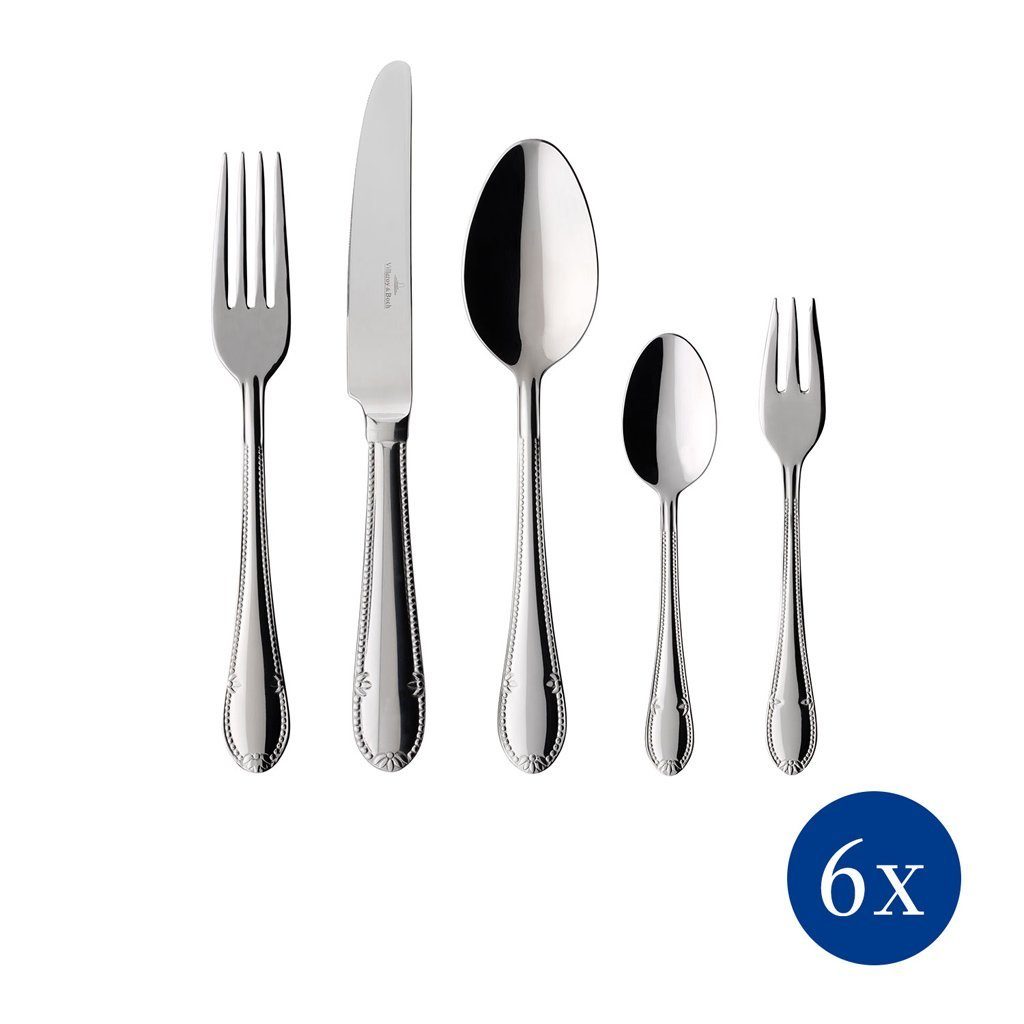 Besteck-Set Mademoiselle Tafelbesteck 30-teilig für 6 Personen