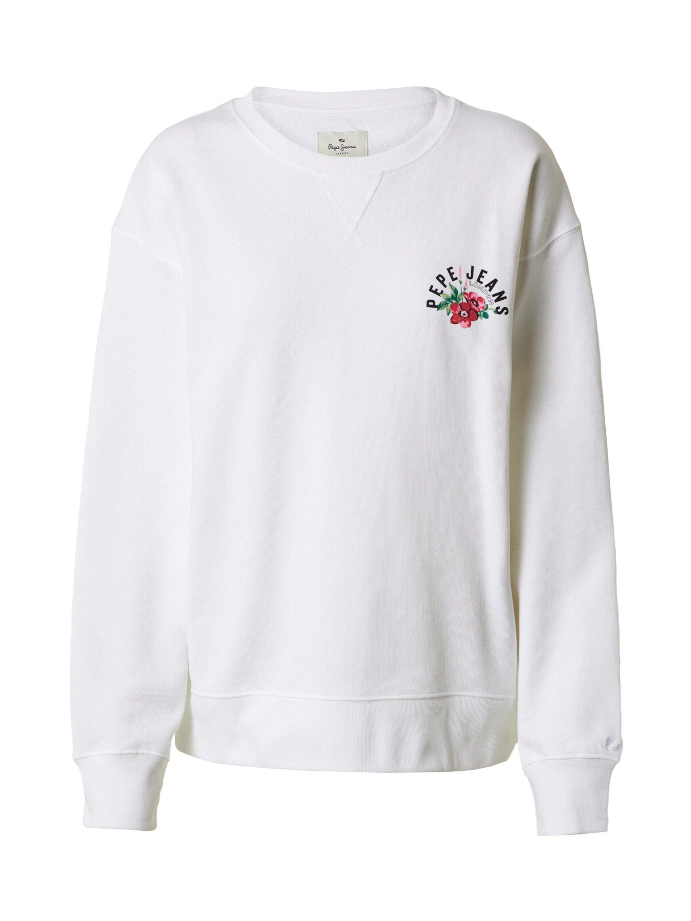 Pepe Jeans Vicky Sweatshirt Kapuze - 100% Baumwolle Rosarot - Herbst/Winter Hoodie Damen