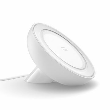 Philips Hue LED Tischleuchte Bluetooth White & Color Ambiance Tischleuchte Bloom in Weiß, keine Angabe, Leuchtmittel enthalten: Ja, fest verbaut, LED, warmweiss, Tischleuchte, Nachttischlampe, Tischlampe
