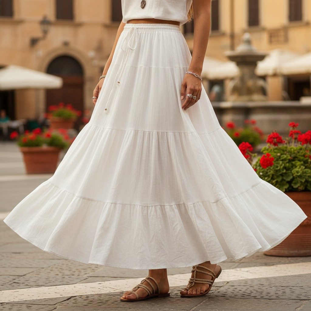 Guru-Shop Minirock Boho Stufenrock, Maxirock Sommerrock,.. alternative Bekl günstig online kaufen