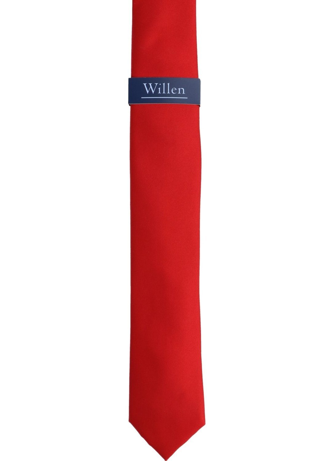 WILLEN Krawatte Krawatte rot Willen
