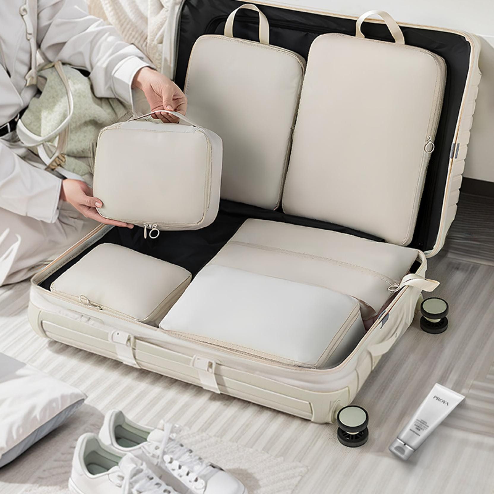 Coonoor Kofferorganizer Kofferorganizer 6-teilig Packing Cubes Wasserdichte für Reise Urlaub