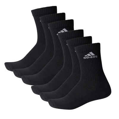 adidas Performance Socken 3S CUSHIONED CREW 6P (Spar-Pack, 6-Paar, 6er-Pack)