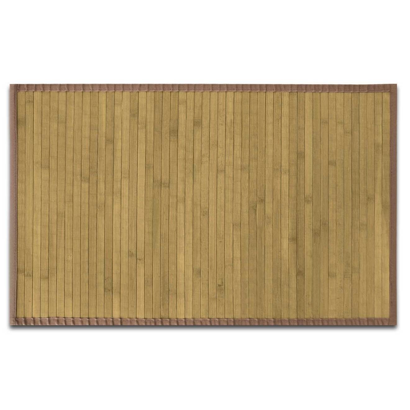 Teppich Grenada, Teppichläufer, verschiedene Karat, natur Bambus rechteckig, Größen, Farben, 2 rutschfest