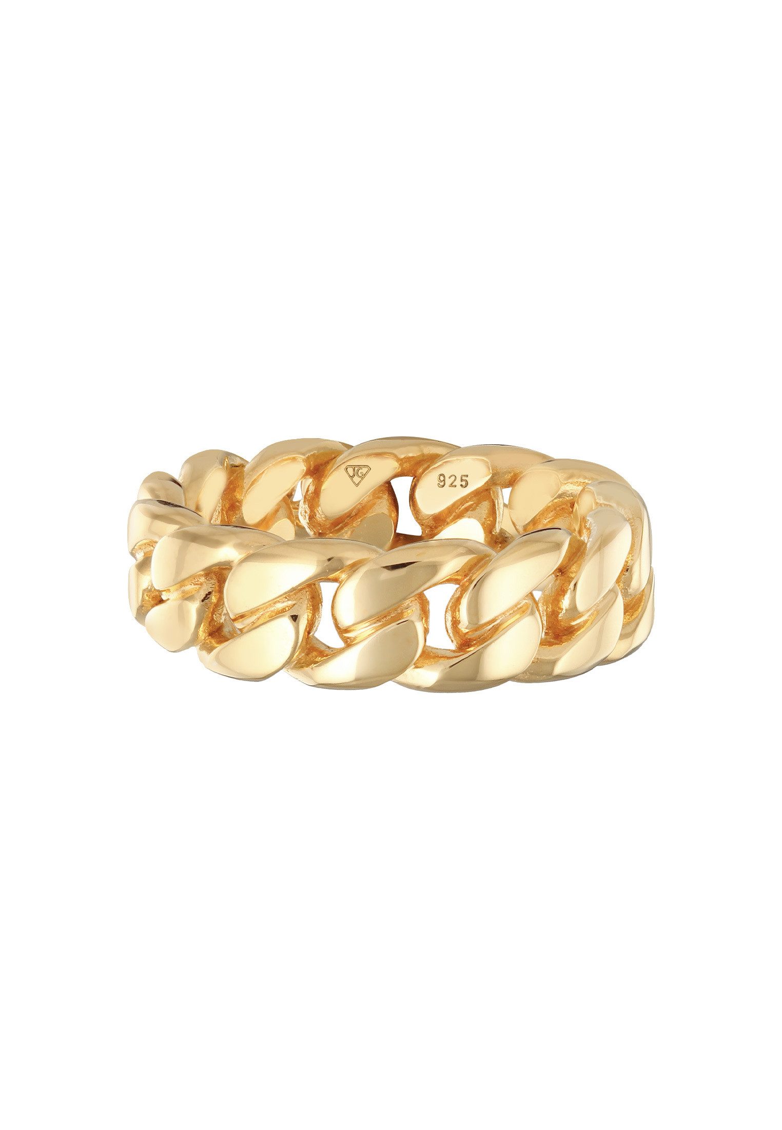 Elli Fingerring Bandring Chunky Chain Glieder günstig online kaufen