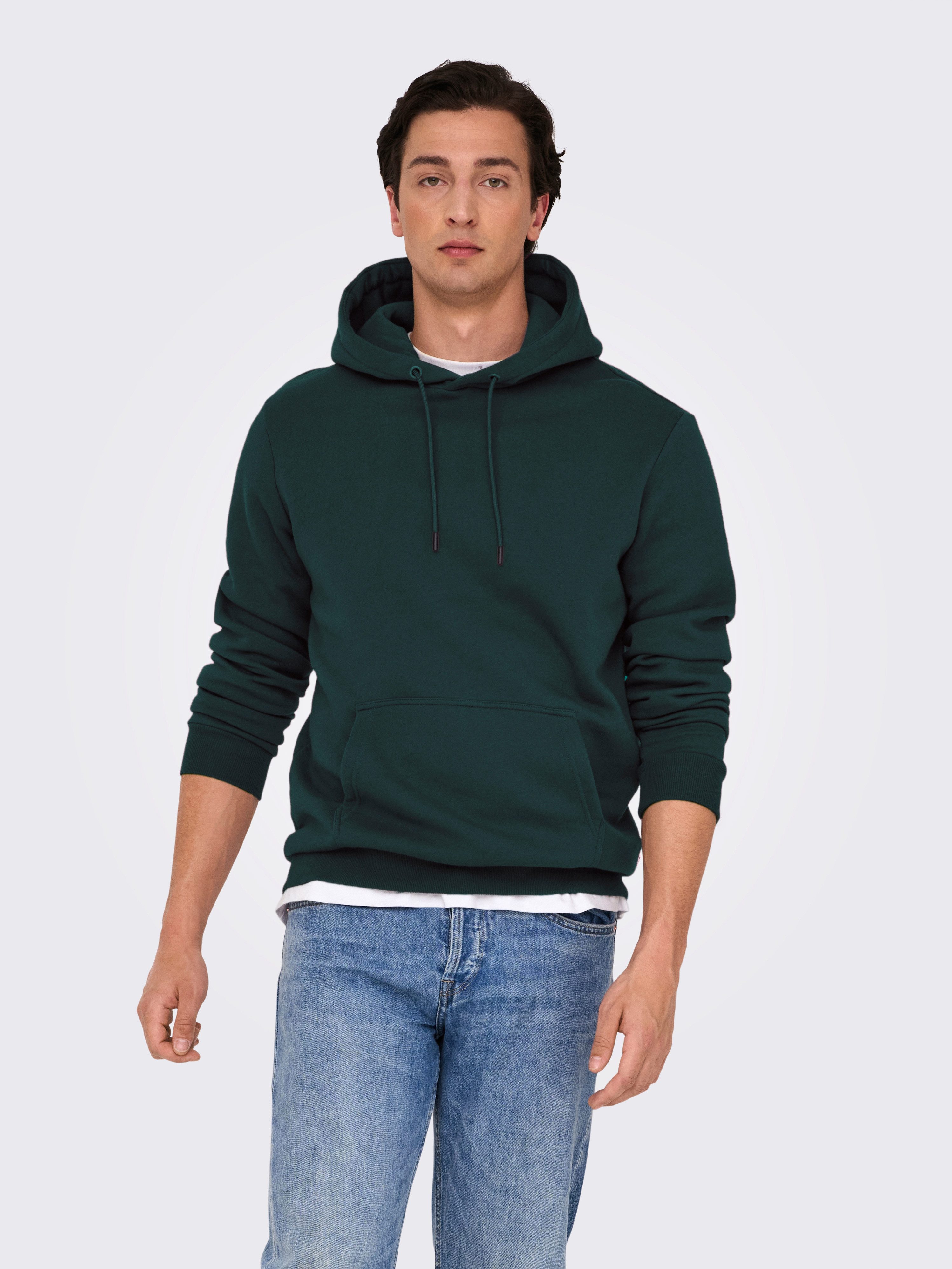 ONLY & SONS Kapuzensweatshirt ONSCERES HOODIE SWEAT NOOS Baumwollmischung, regular fit
