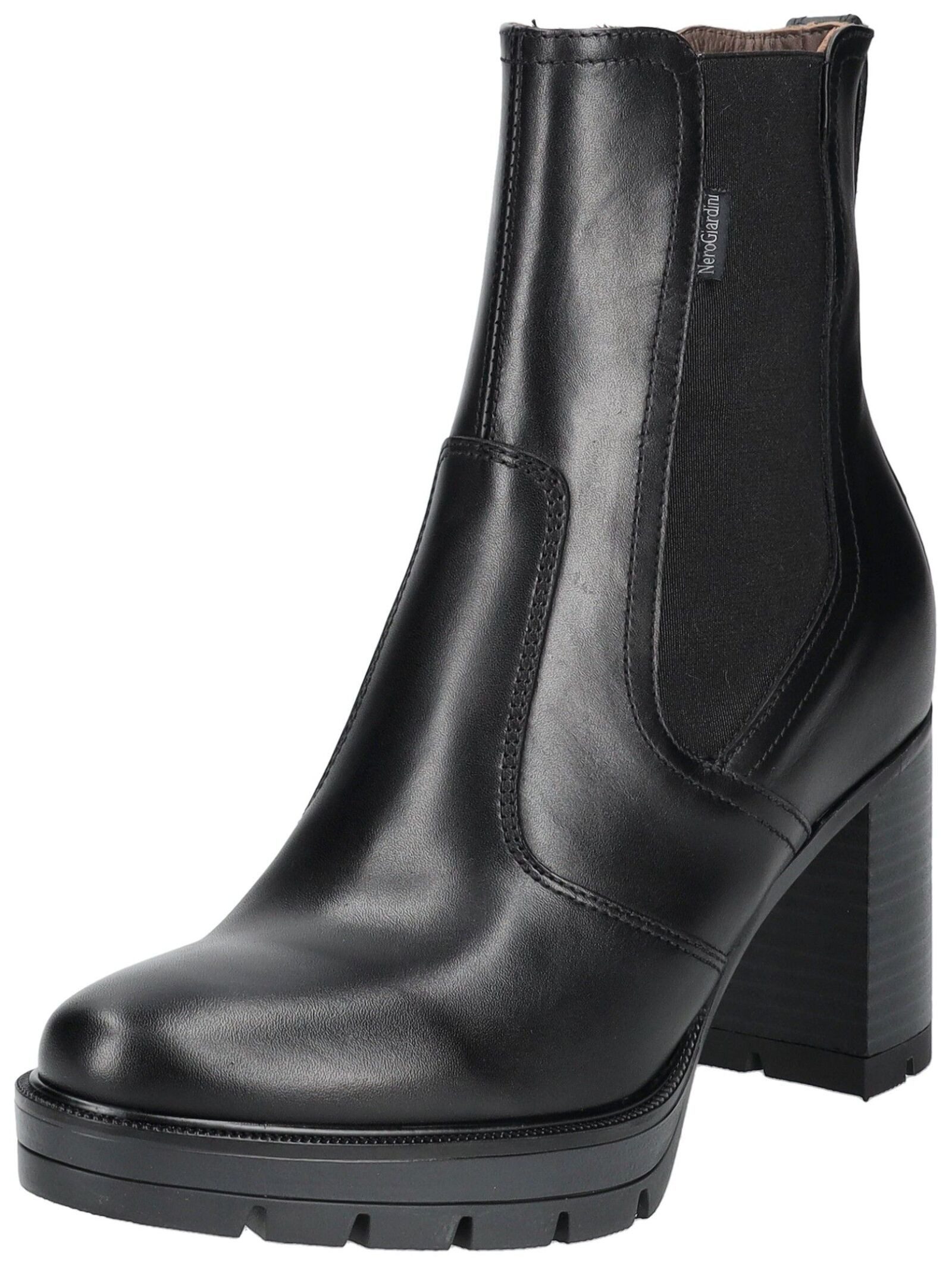 Nero Giardini Nero Giardini Stiefelette Leder/Textil High-Heel-Stiefelette