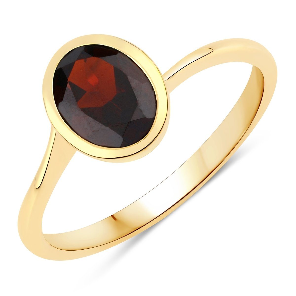 Rafaela Donata Fingerring gelbgold, aus Sterling Silber