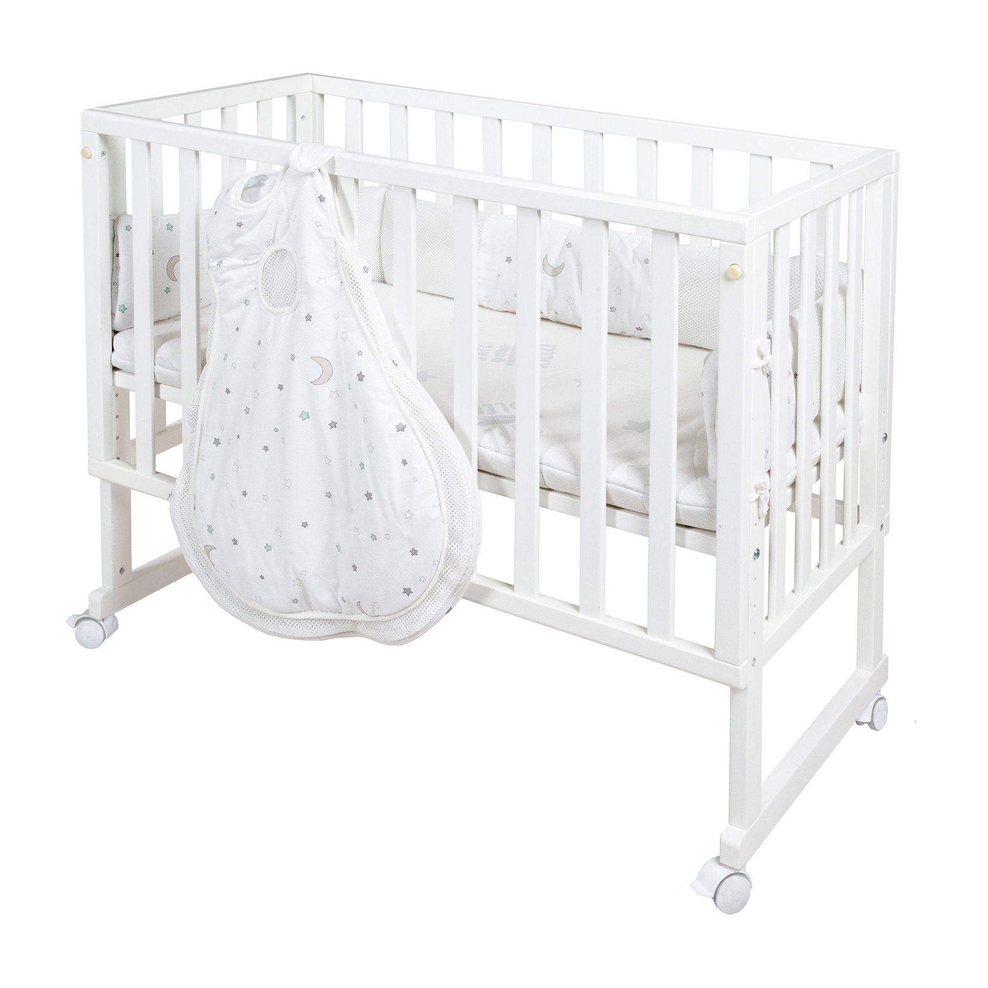 roba® Stubenbett safe asleep®, Beistellbett/Babybett oder Bank inkl. Zubehör