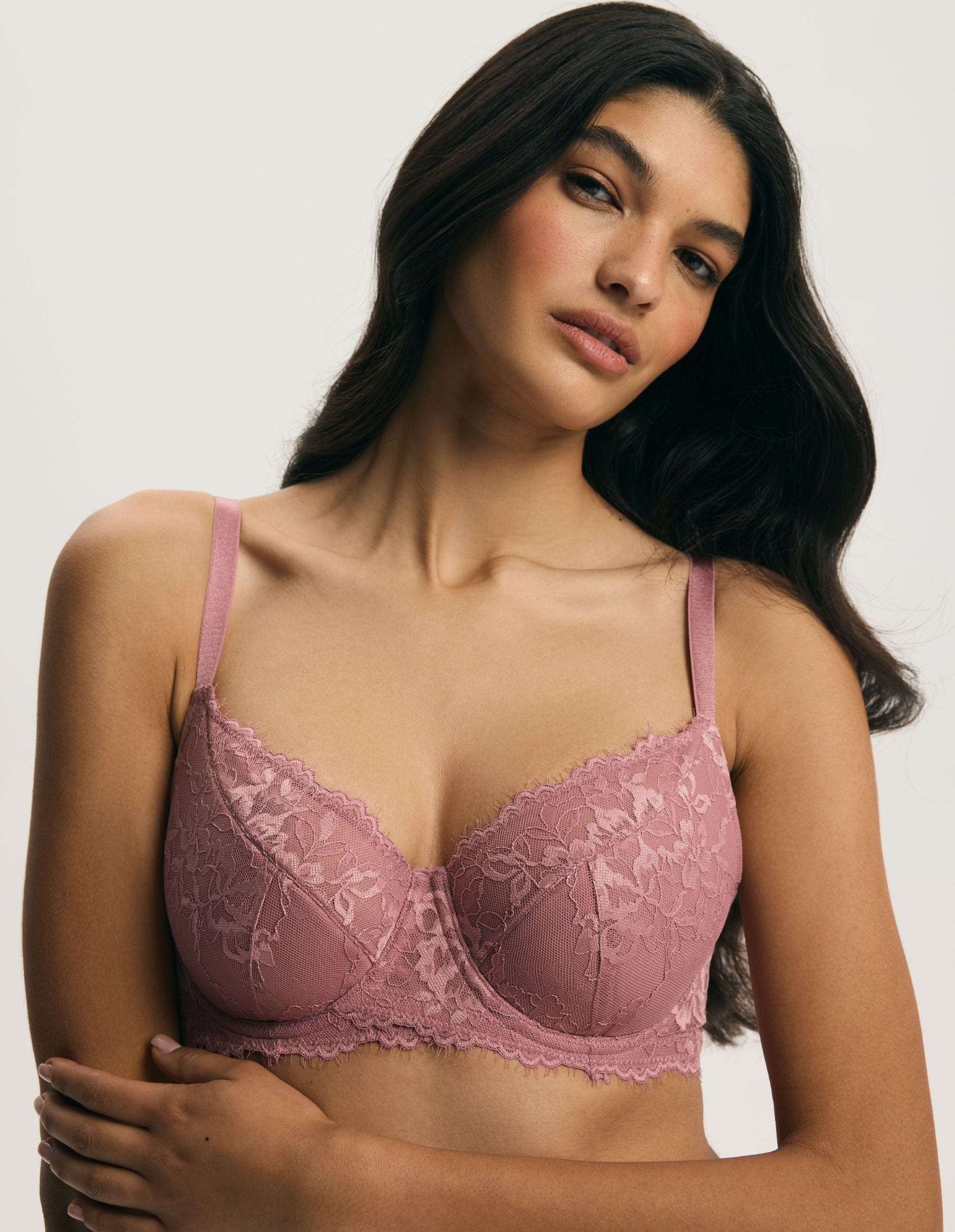 ESOTIQ Schalen-BH Schalen-BH Cloe, florale Spitze - für glatte Silhouette unter Kleidung
