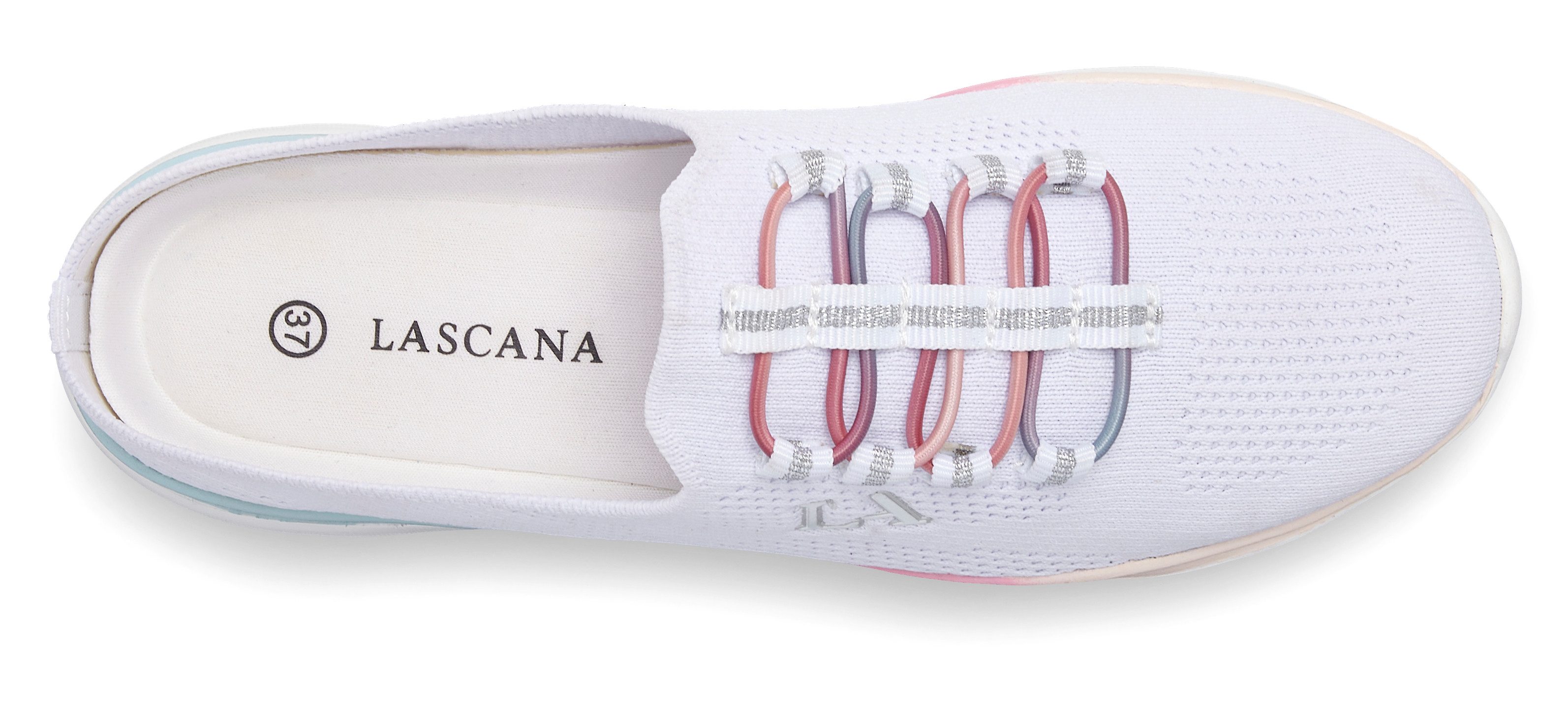 LASCANA ACTIVE Slip-On-Sneaker, Sneaker zum Reinschlüpfen, ultraleicht, Sabot, Clog, Freizeitschuh VEGAN