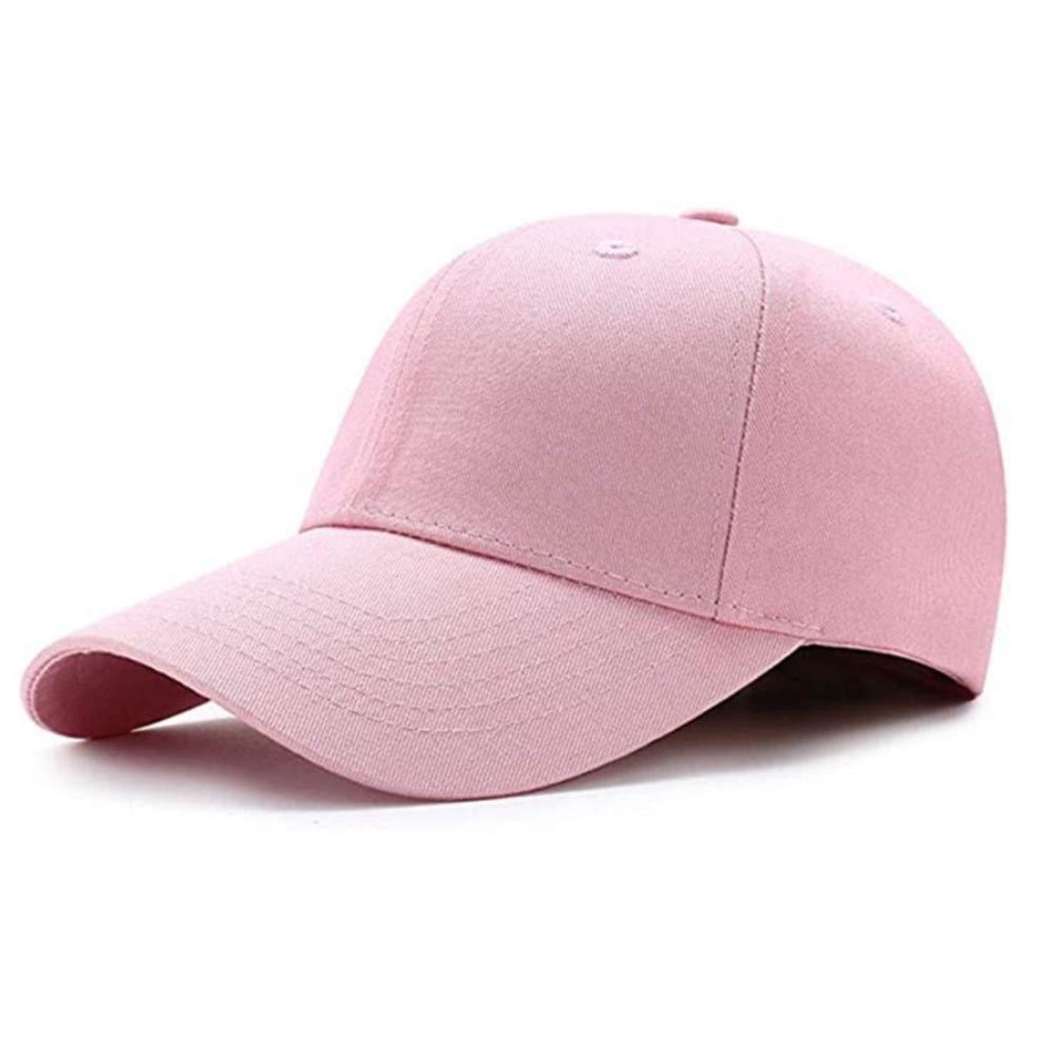 Snapback Cap Basecap Snapback Baumwolle Kinder Einstellbar 47-54 cm Rosa