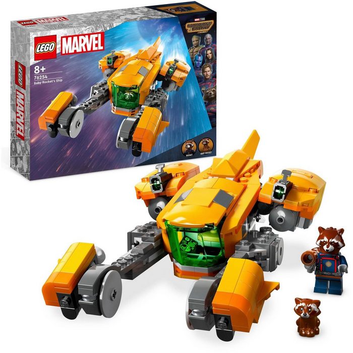 LEGO® Konstruktionsspielsteine Baby Rockets Schiff (76254) LEGO® Marvel (330 St) Made in Europe
