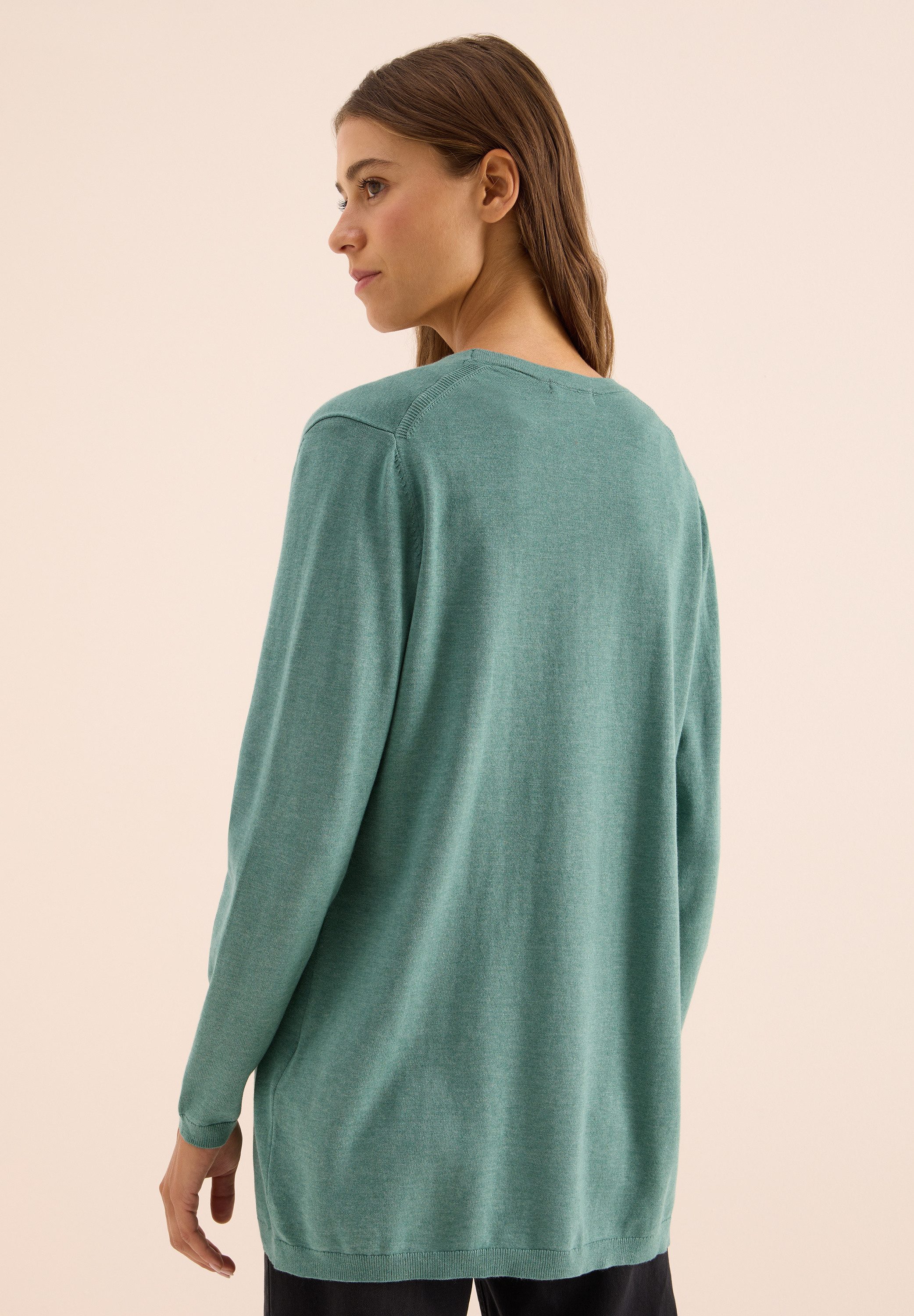 CECIL Longstrickjacke im soften Baumwoll-Mix günstig online kaufen