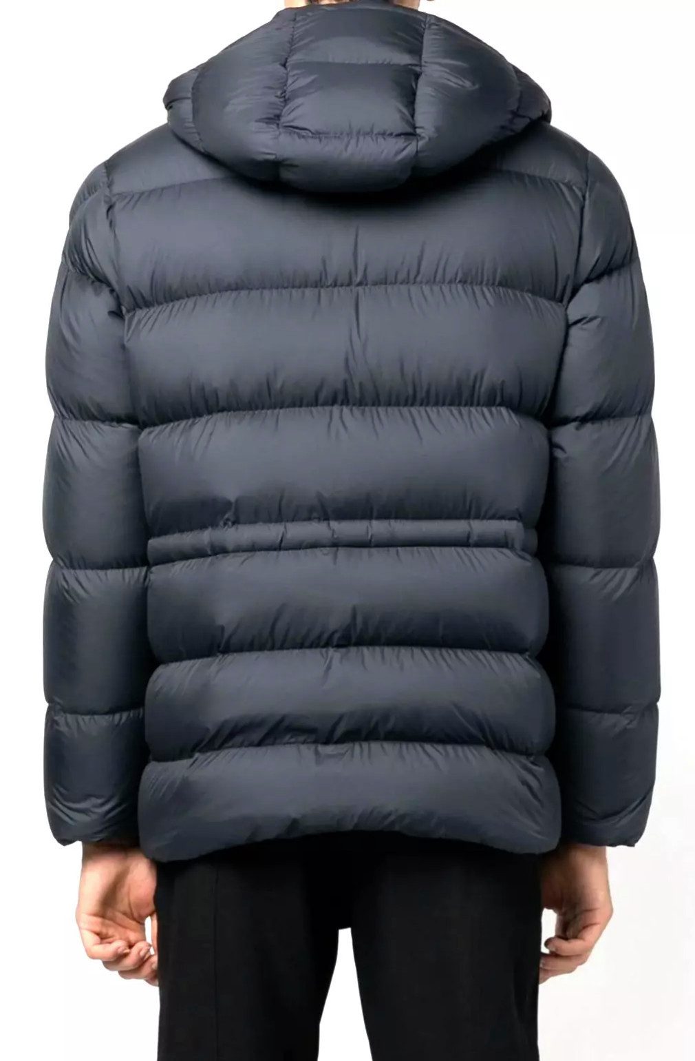 MONCLER Daunenjacke Bauges Mantel Bomber Parka mit Kapuze 4XL Zwei-Wege-Reißverschluss mit Druckknopf-Leiste