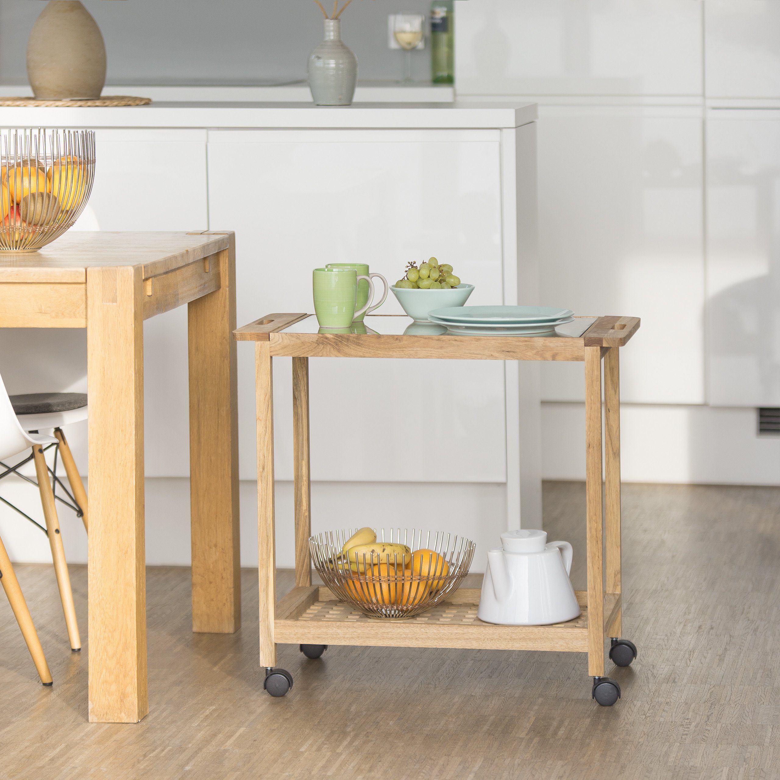 relaxdays Küchenwagen auf Rolle günstig online kaufen