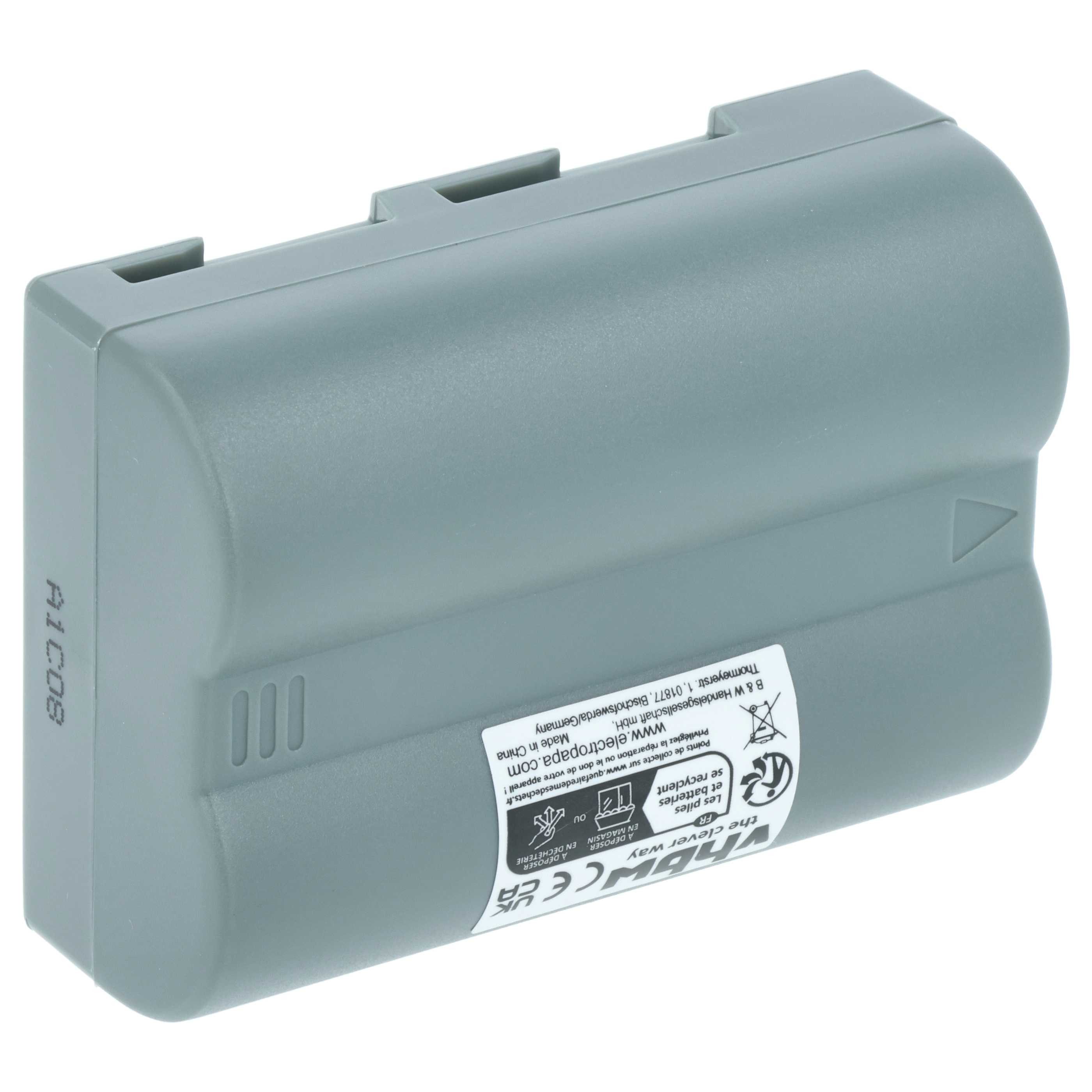 vhbw Akku passend für Nikon D300, D200, D300s, D700, D70, D50, D100, D70s, Kamera-Akku Akku Li-Ion 2000 mAh (7,2 V, 1 St), Leistungsfähiger Austausch-Akku für Digitalkamera, Spiegelreflexkamera