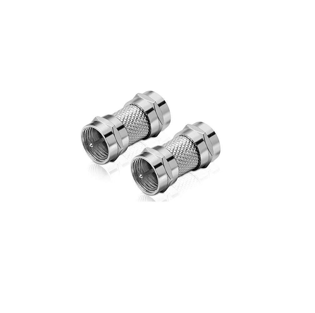 Adapter F-Stecker auf F-Stecker (2 Stück) SAT-Kabel