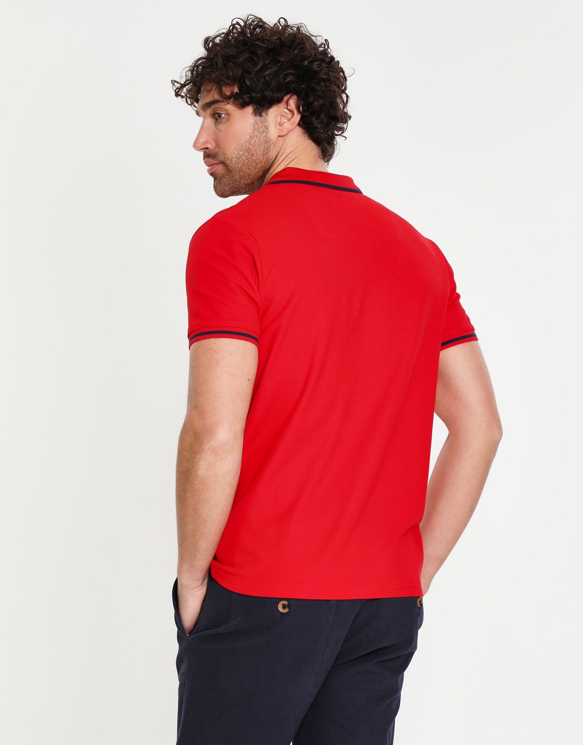 Threadbare Poloshirt THB Polo Brunello Red